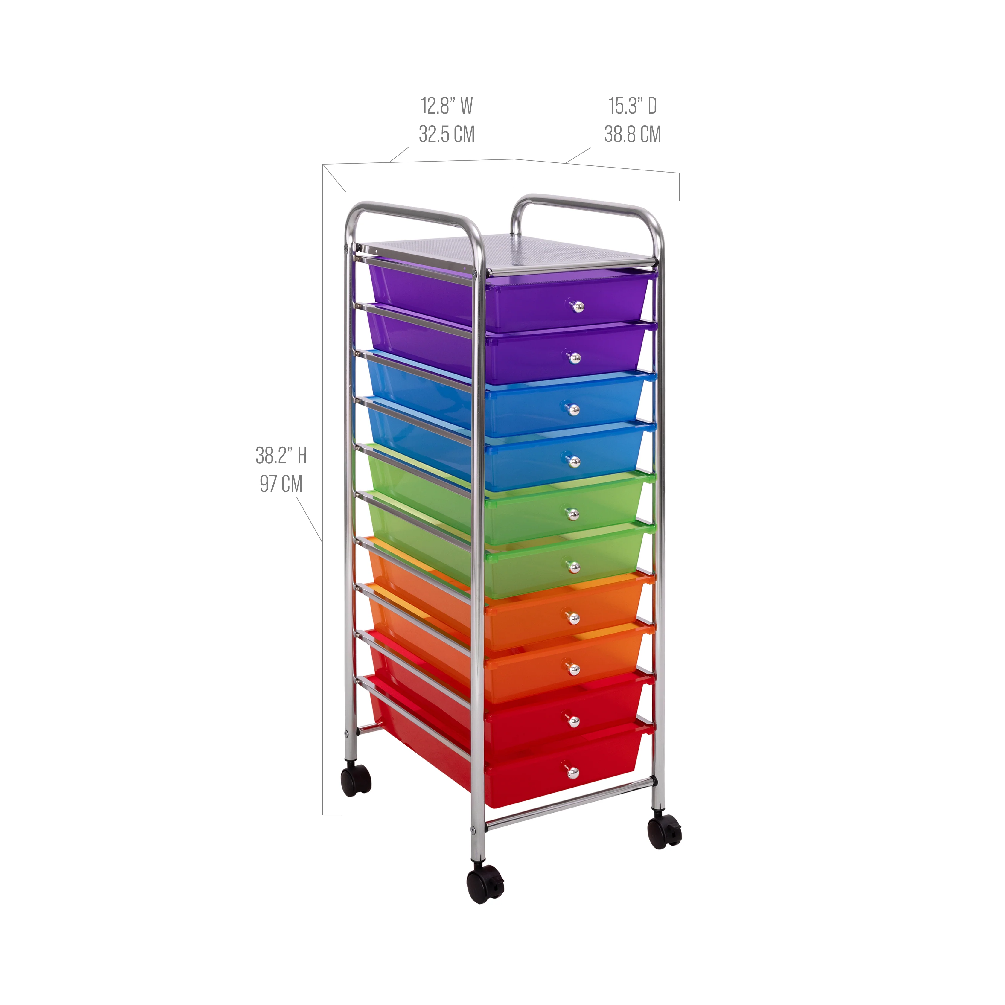 10-Drawer Organizer Cart - Image 25