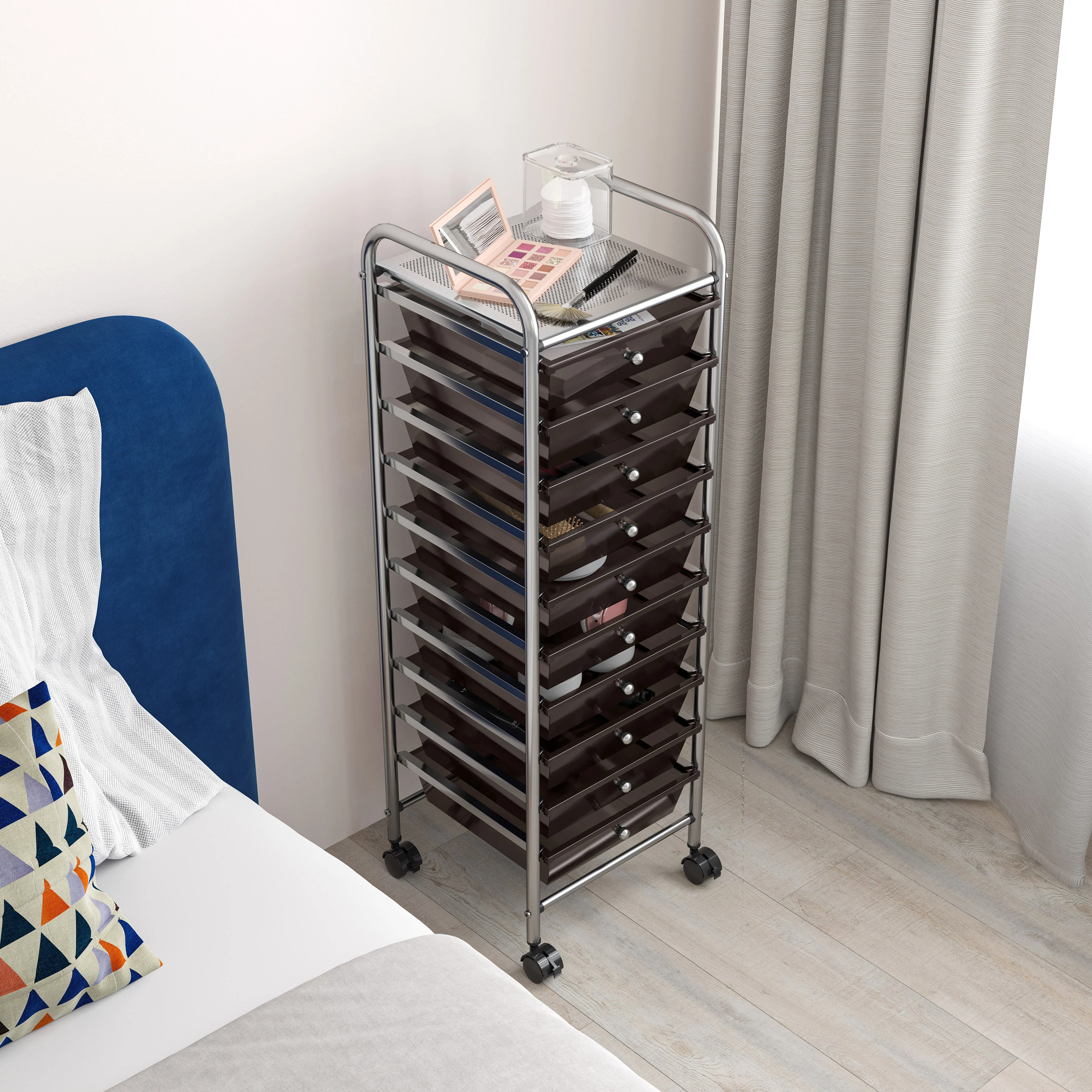 10-Drawer Organizer Cart - Image 30