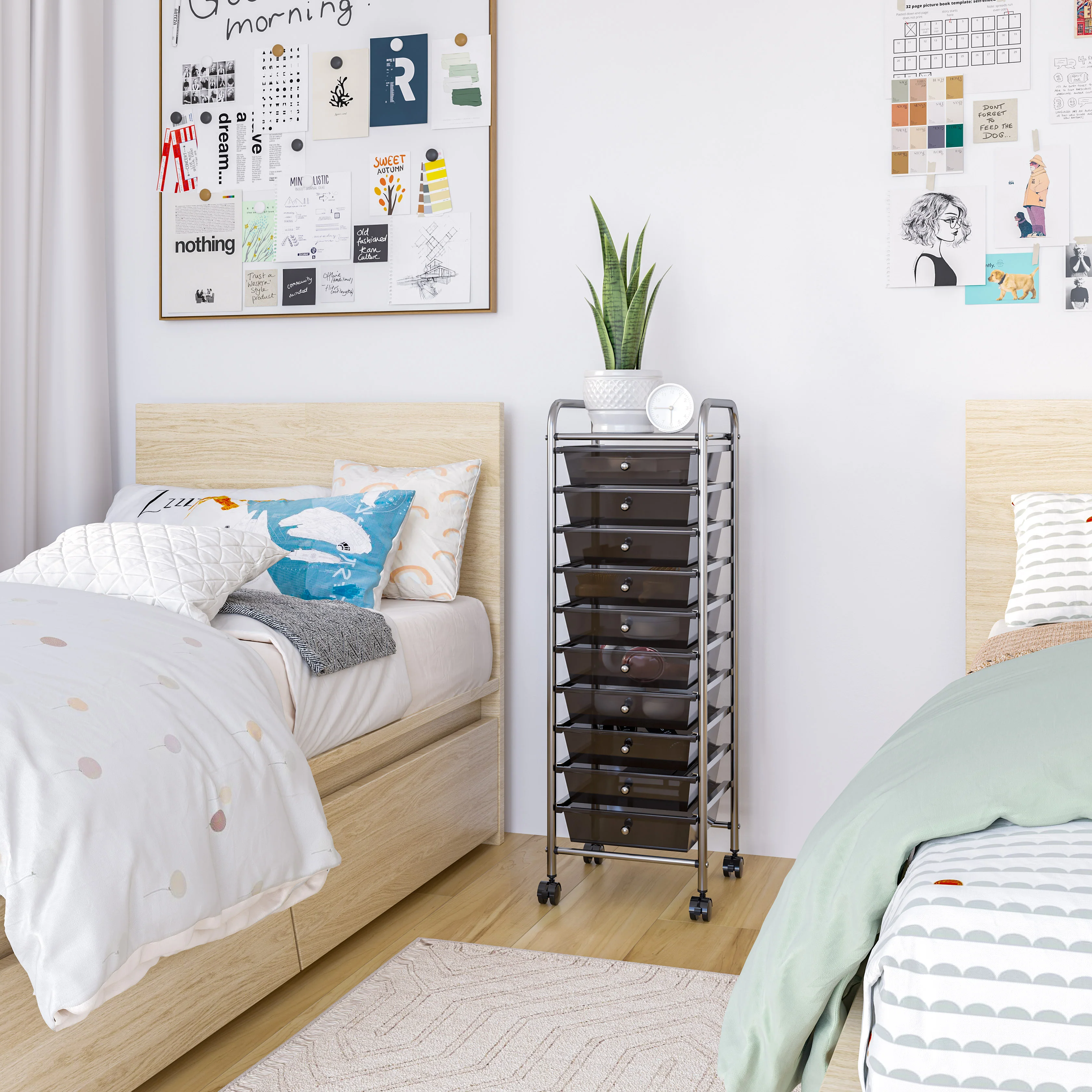 10-Drawer Organizer Cart - Image 32