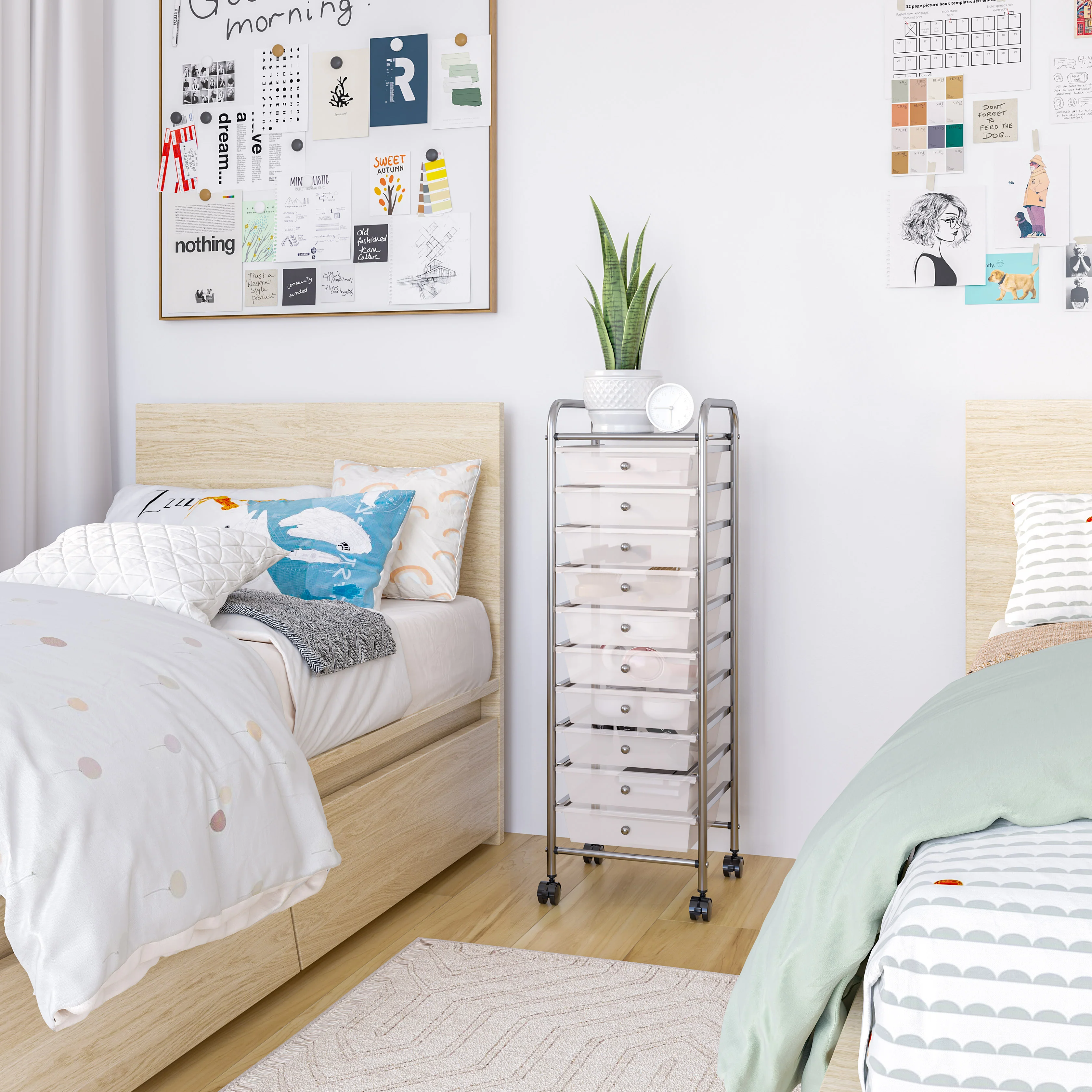 10-Drawer Organizer Cart - Image 36