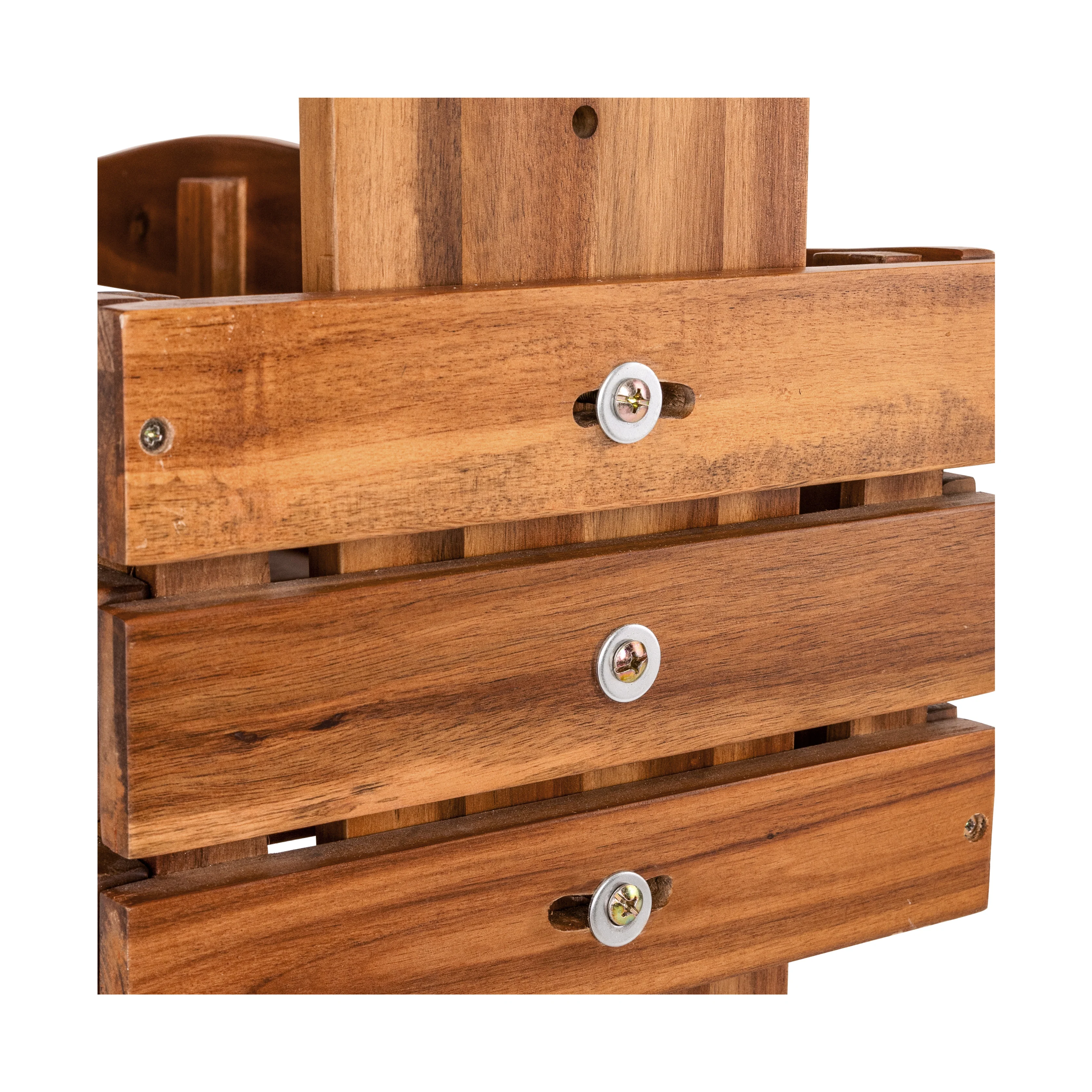 3-Tier Acacia Wood Vertical Garden Planter - Image 9