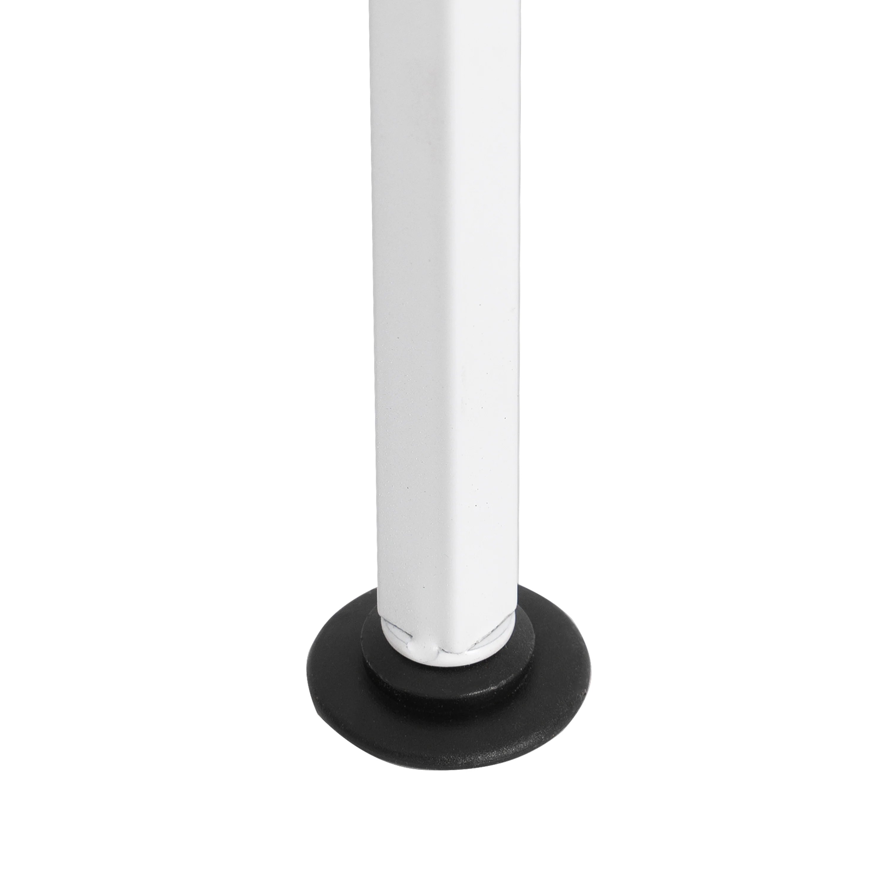 HOME 3-Tier Resin Slat Shoe Rack, White - Image 8