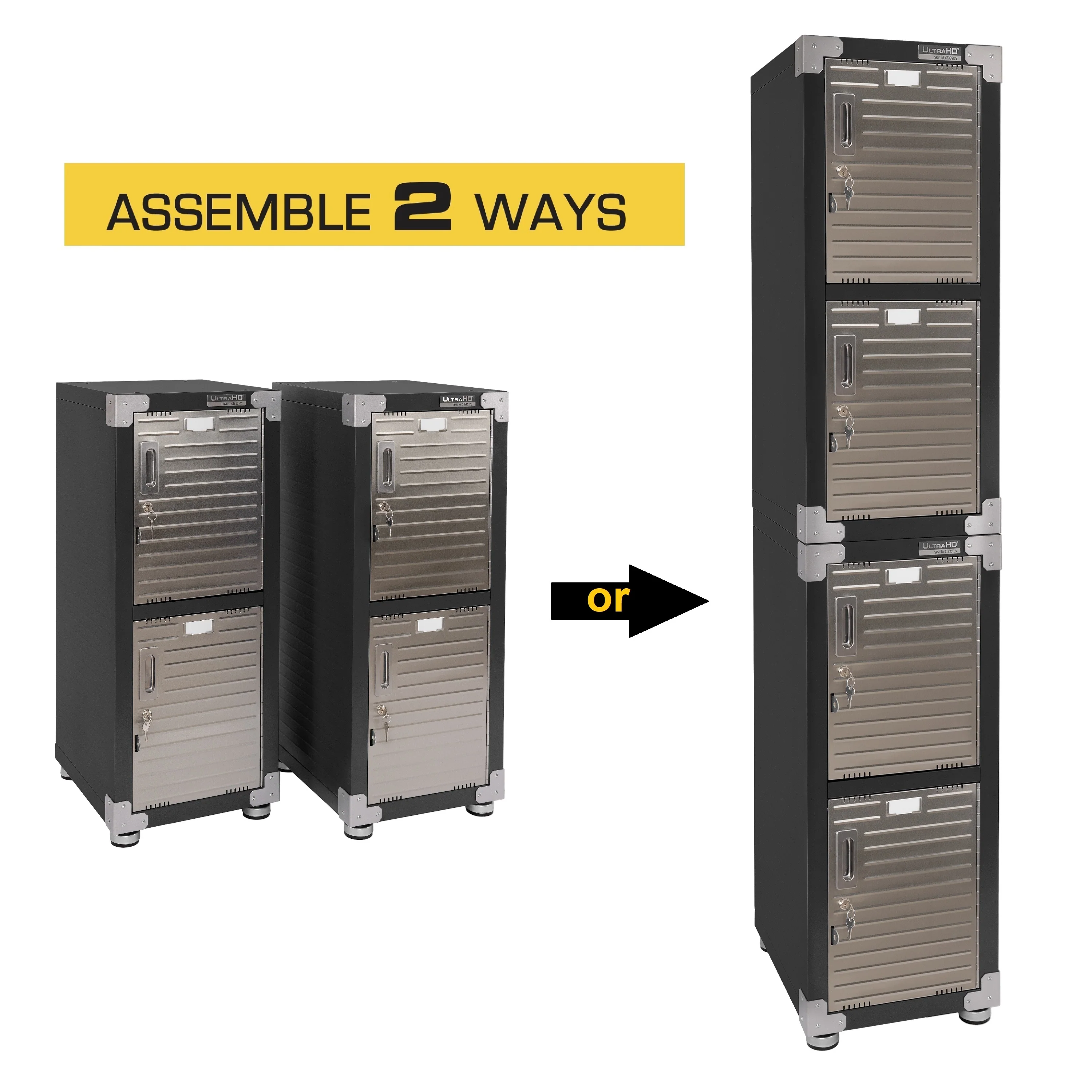 UltraHD® 4-Door Stackable Locker Cabinet - Image 20