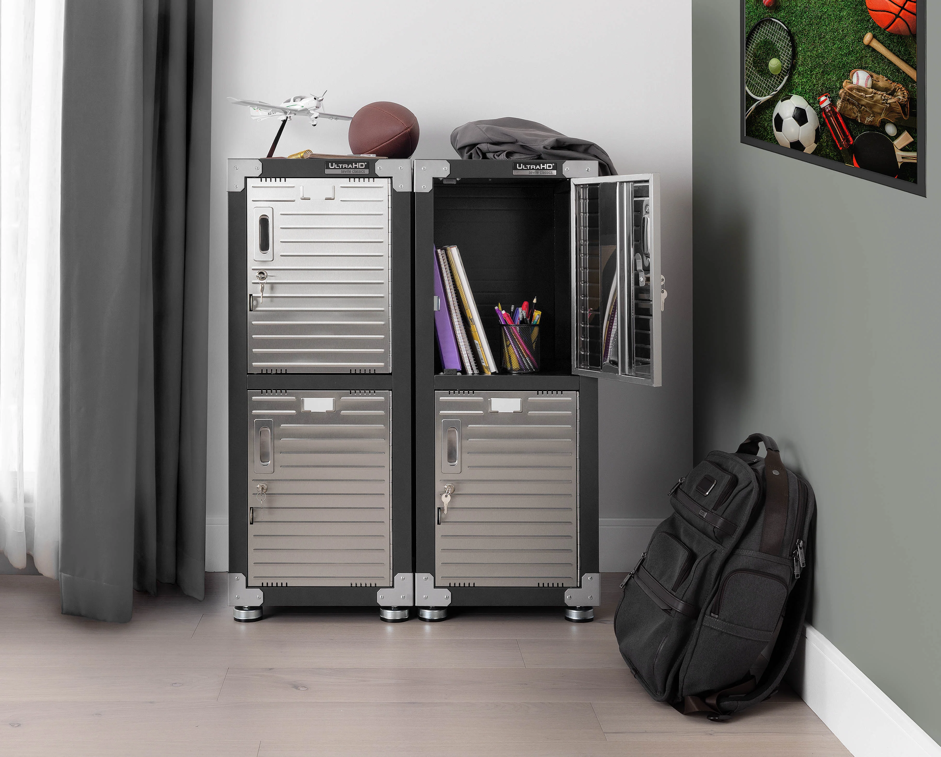 UltraHD® 4-Door Stackable Locker Cabinet - Image 29