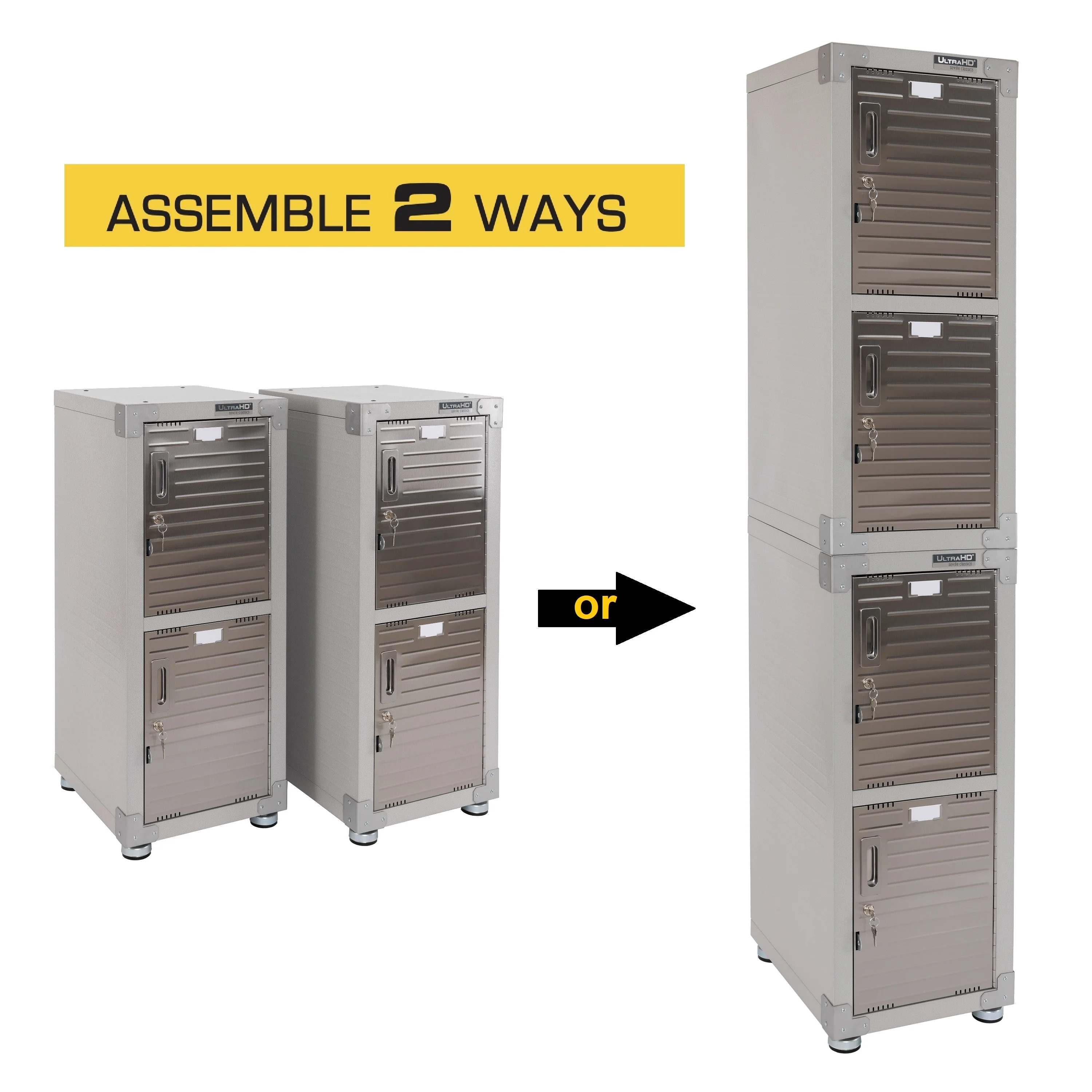 UltraHD® 4-Door Stackable Locker Cabinet - Image 32