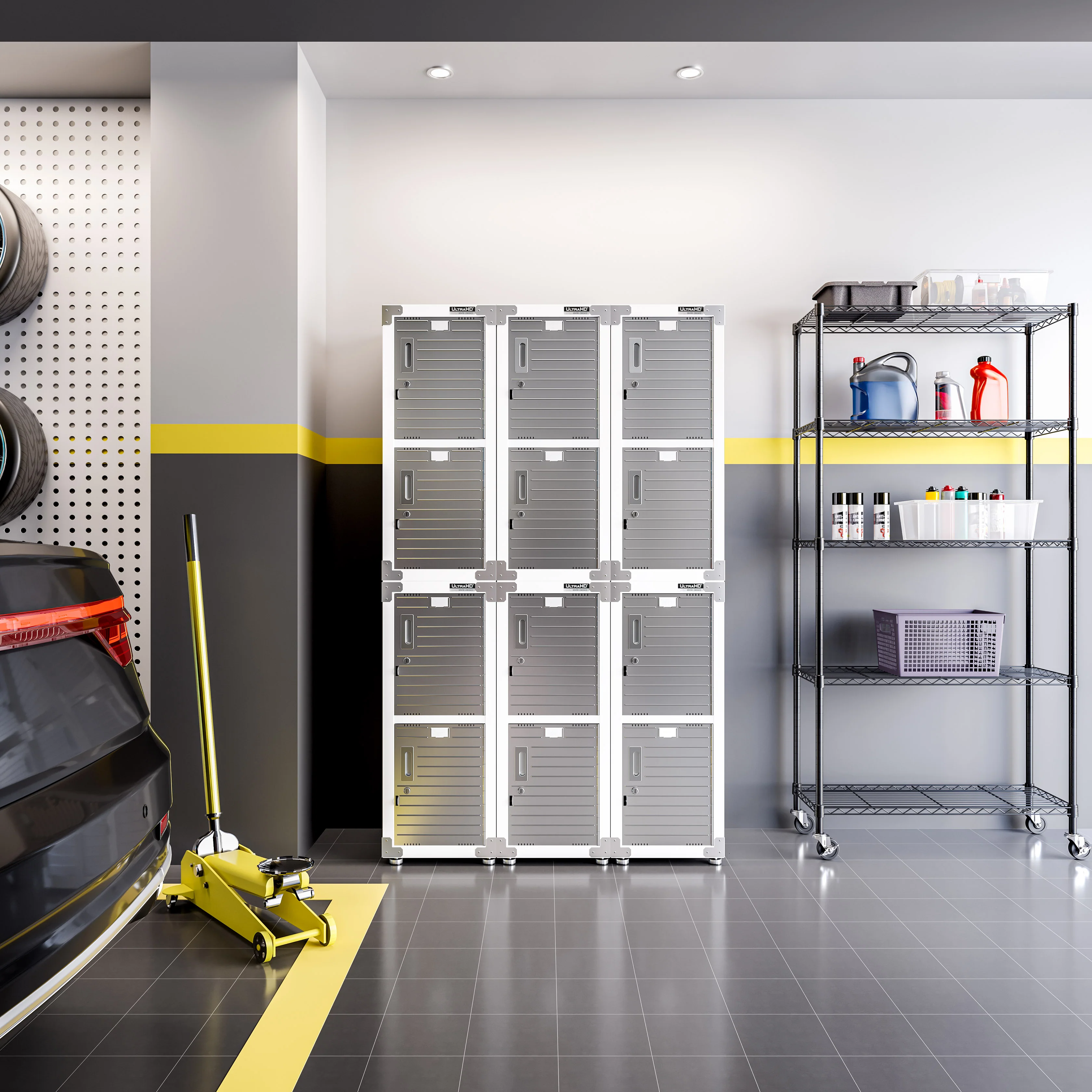 UltraHD® 4-Door Stackable Locker Cabinet - Image 74