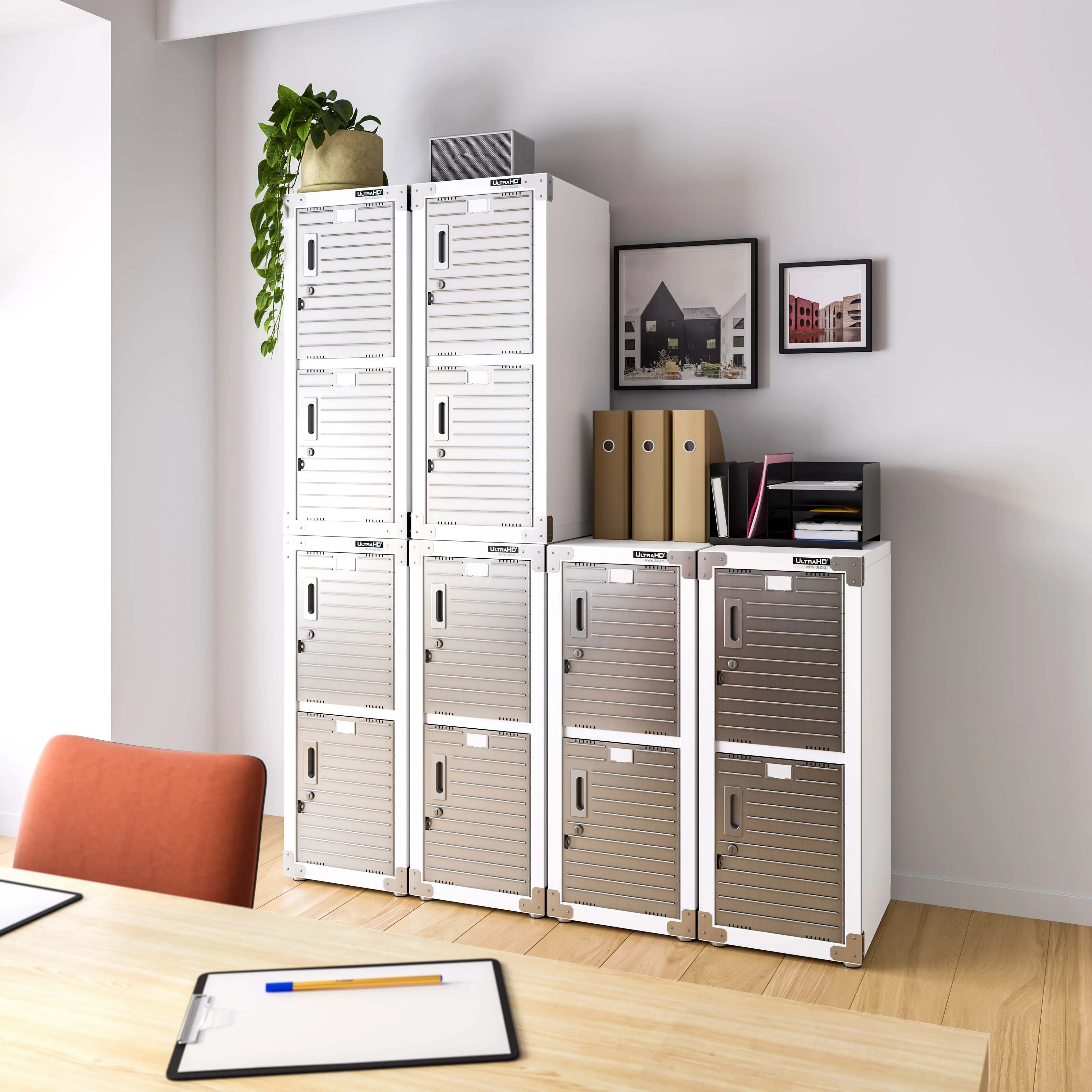 UltraHD® 4-Door Stackable Locker Cabinet - Image 75