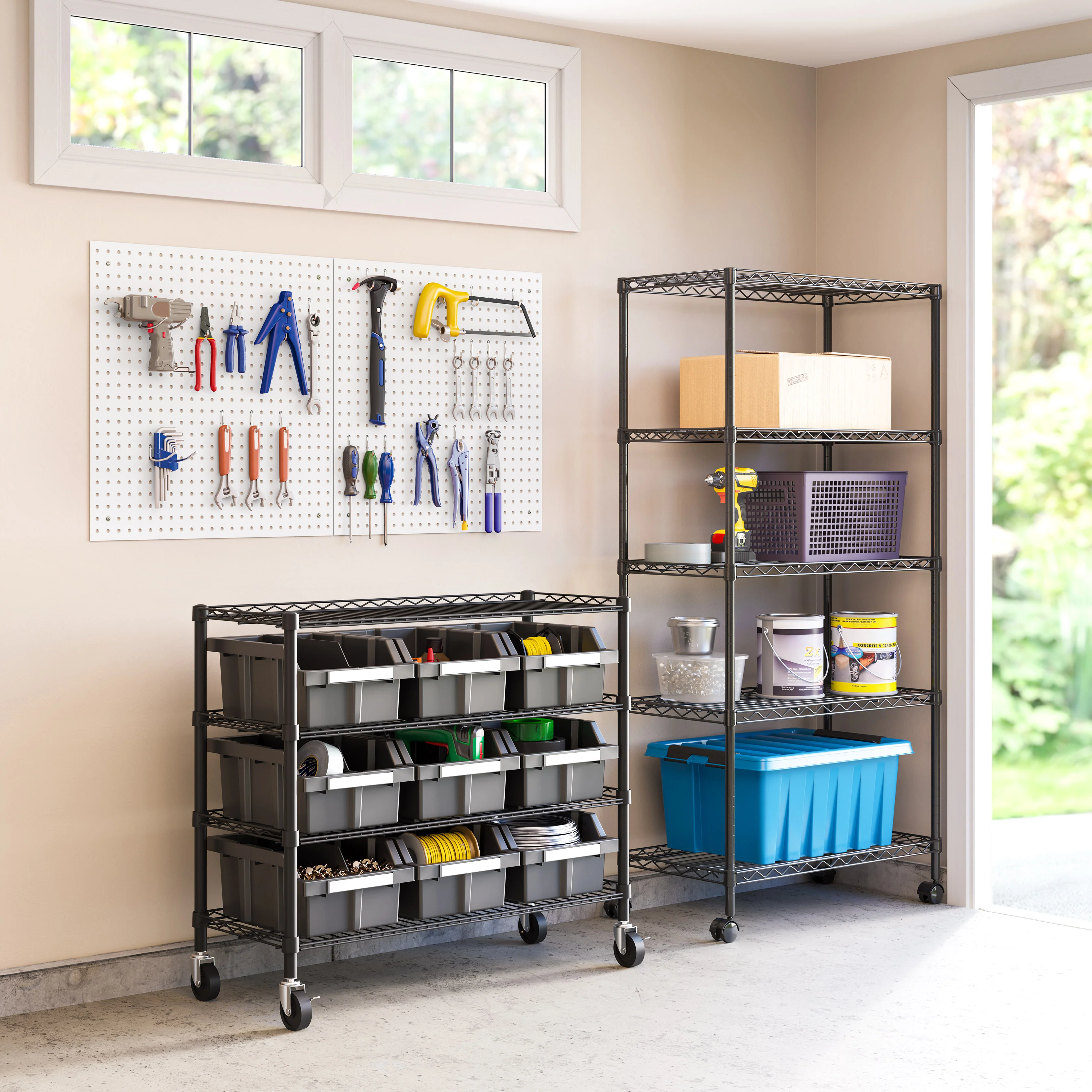 4-Tier NSF-Certified 9-Bin Rack - Image 3