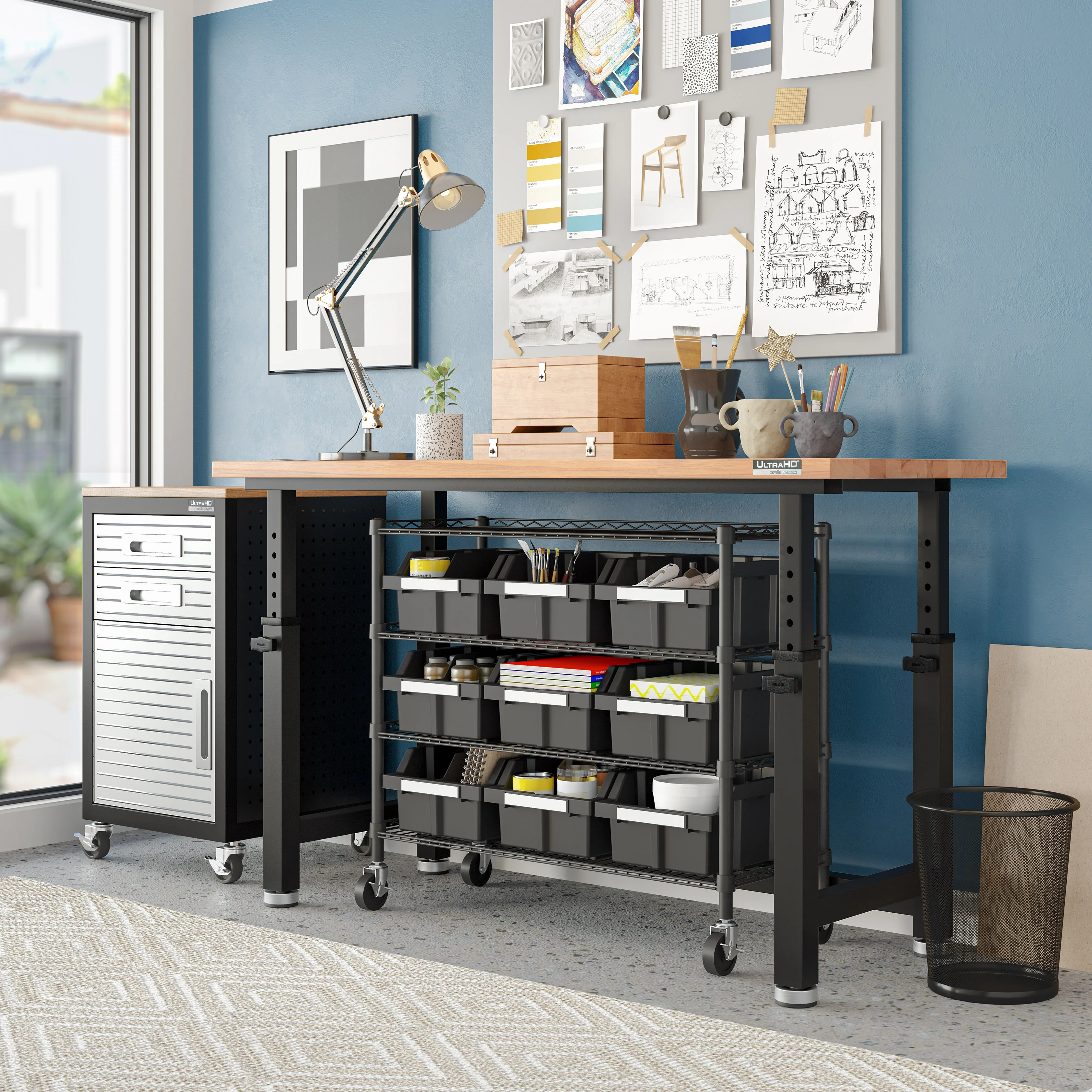 4-Tier NSF-Certified 9-Bin Rack - Image 4