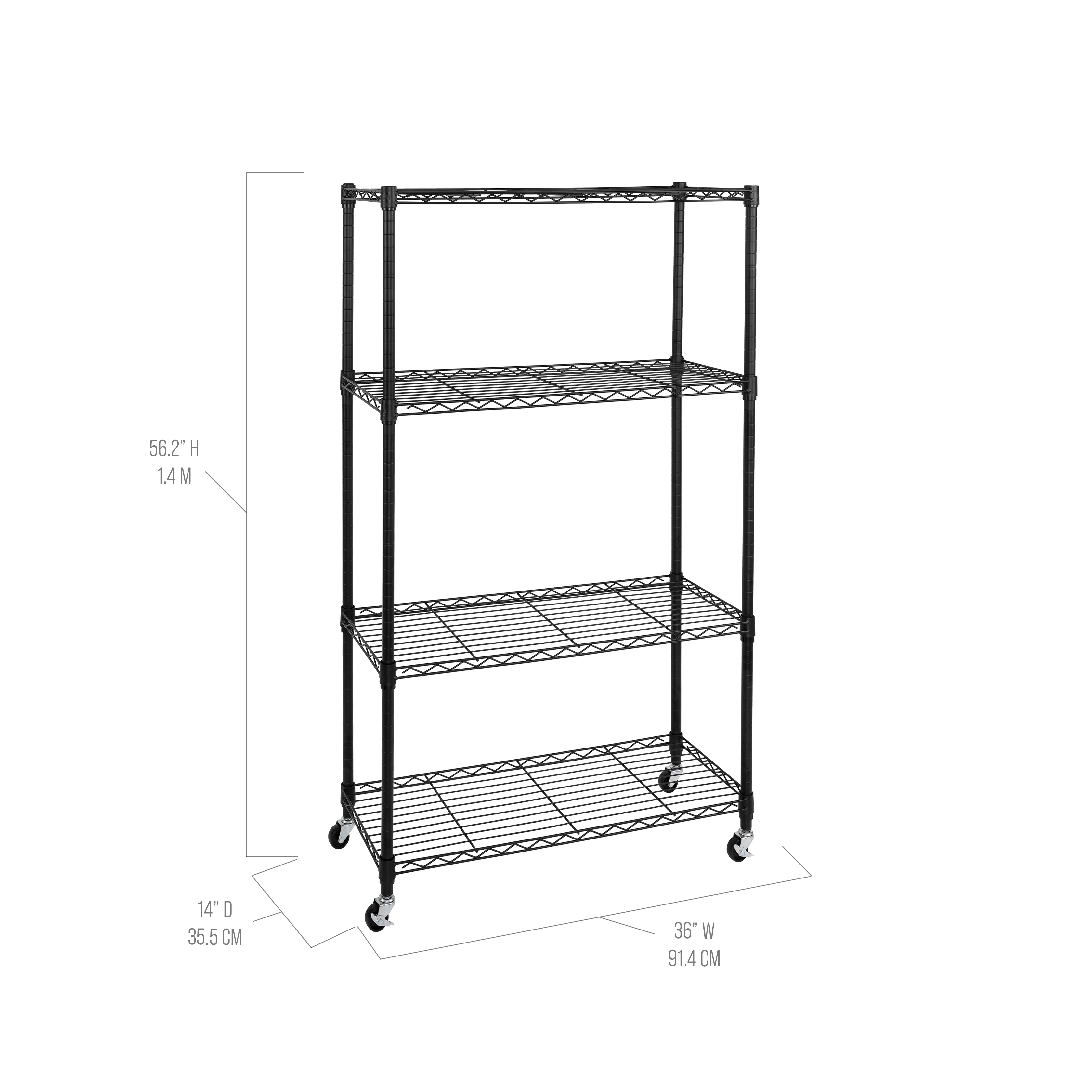 4-Tier NSF-Certified Steel Shelving - Image 36