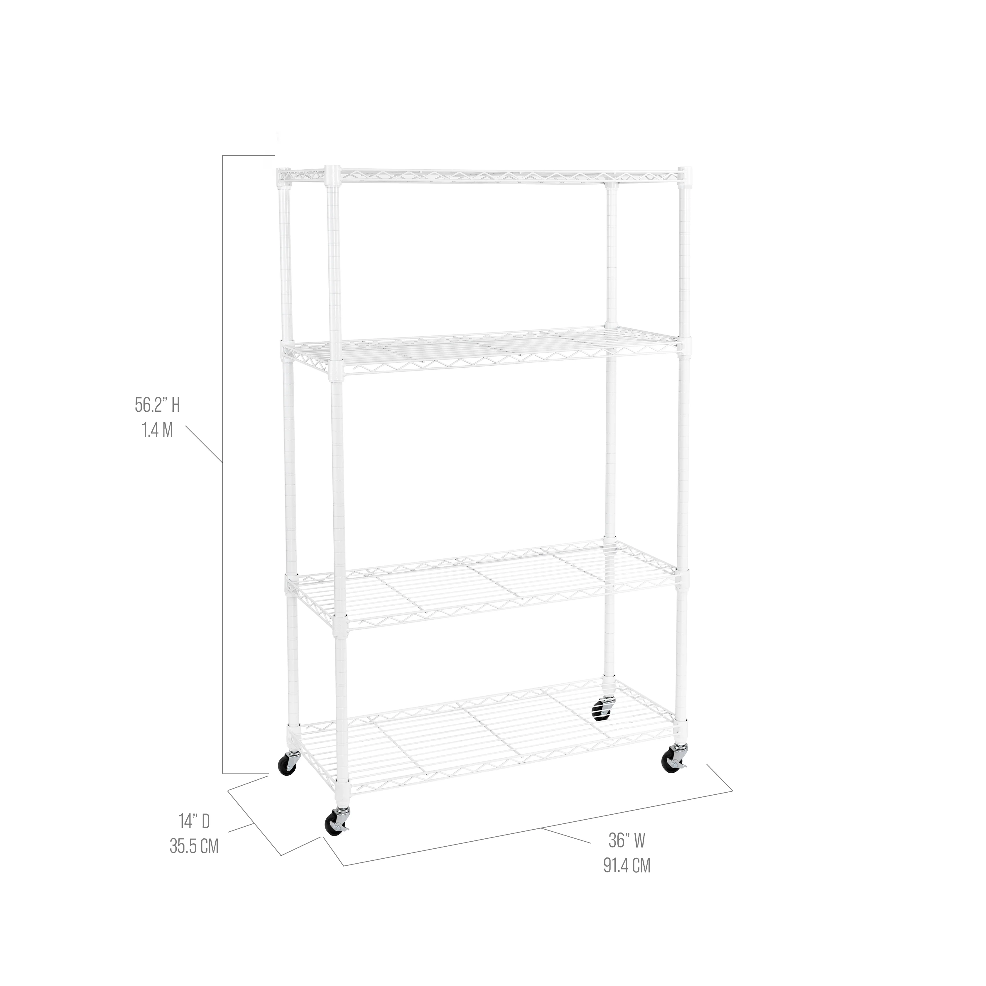 4-Tier NSF-Certified Steel Shelving - Image 37