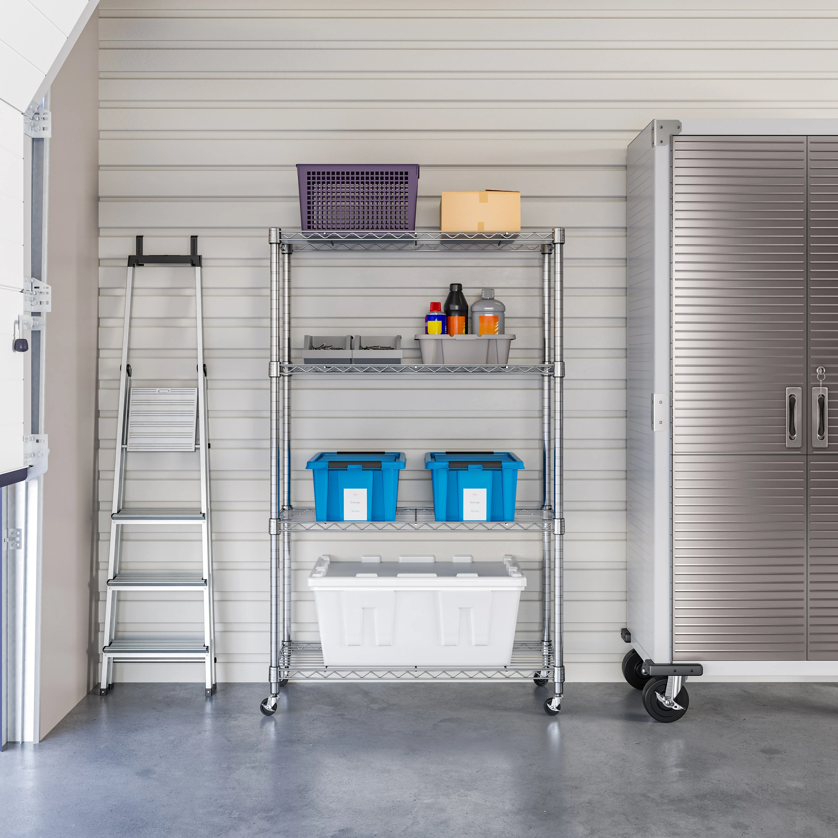 4-Tier NSF-Certified Steel Shelving - Image 48