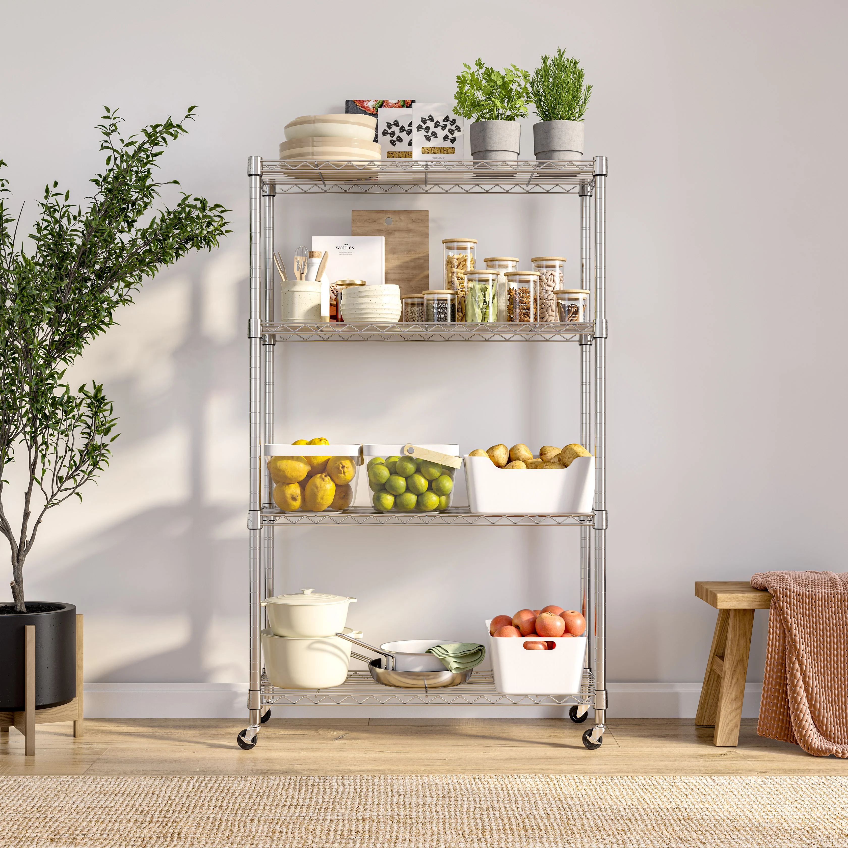 4-Tier NSF-Certified Steel Shelving - Image 50