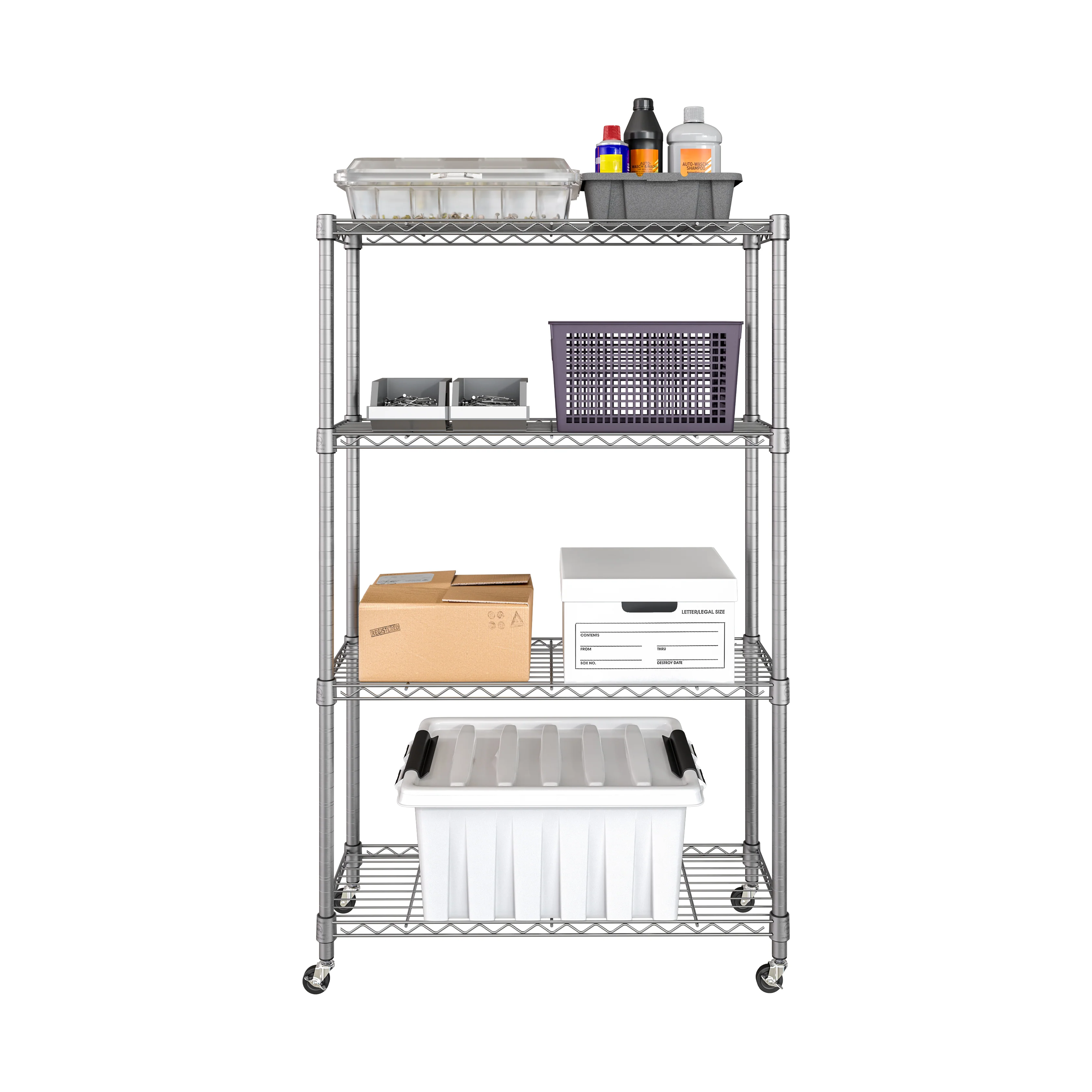 4-Tier NSF-Certified Steel Shelving - Image 55
