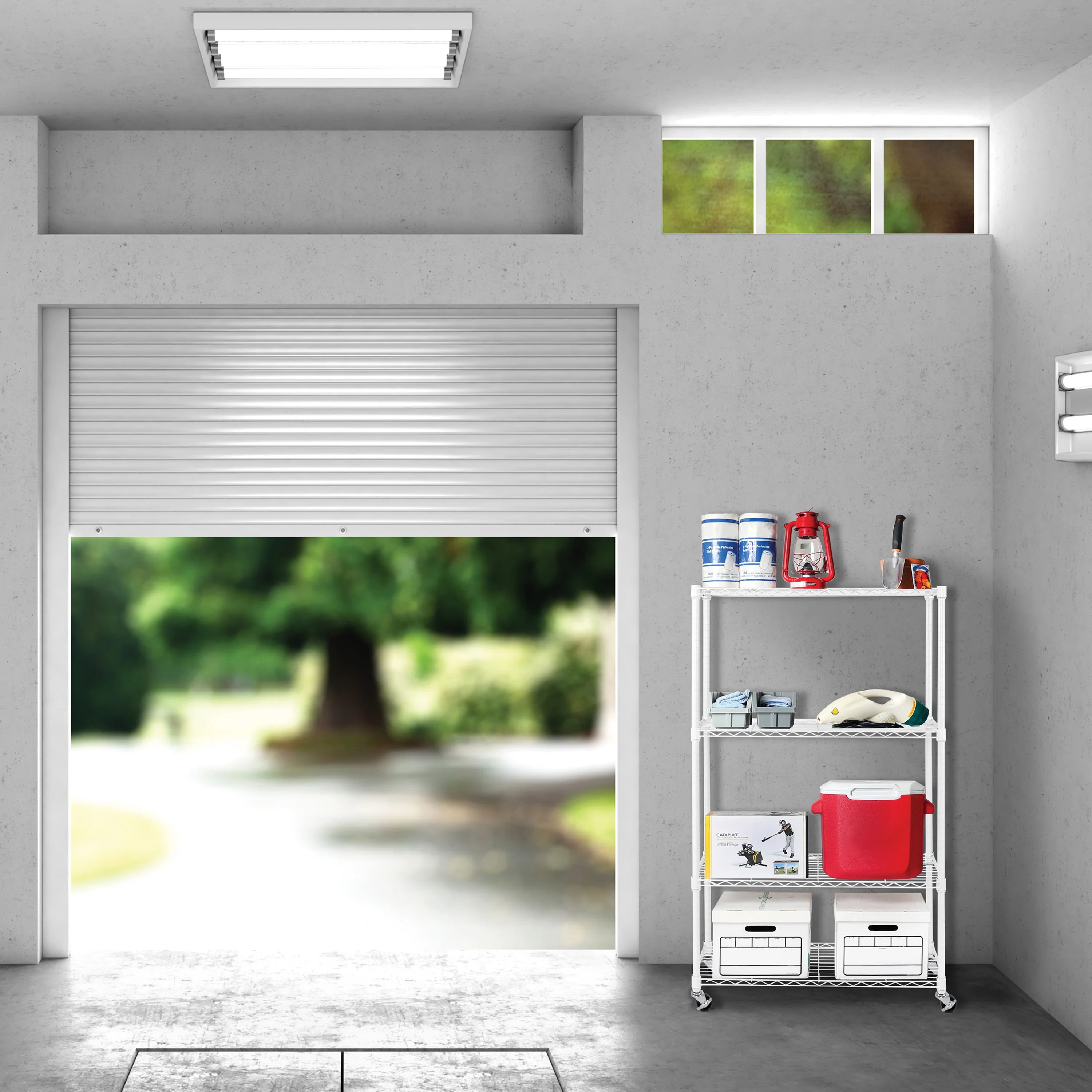 4-Tier NSF-Certified Steel Shelving, White - Image 7