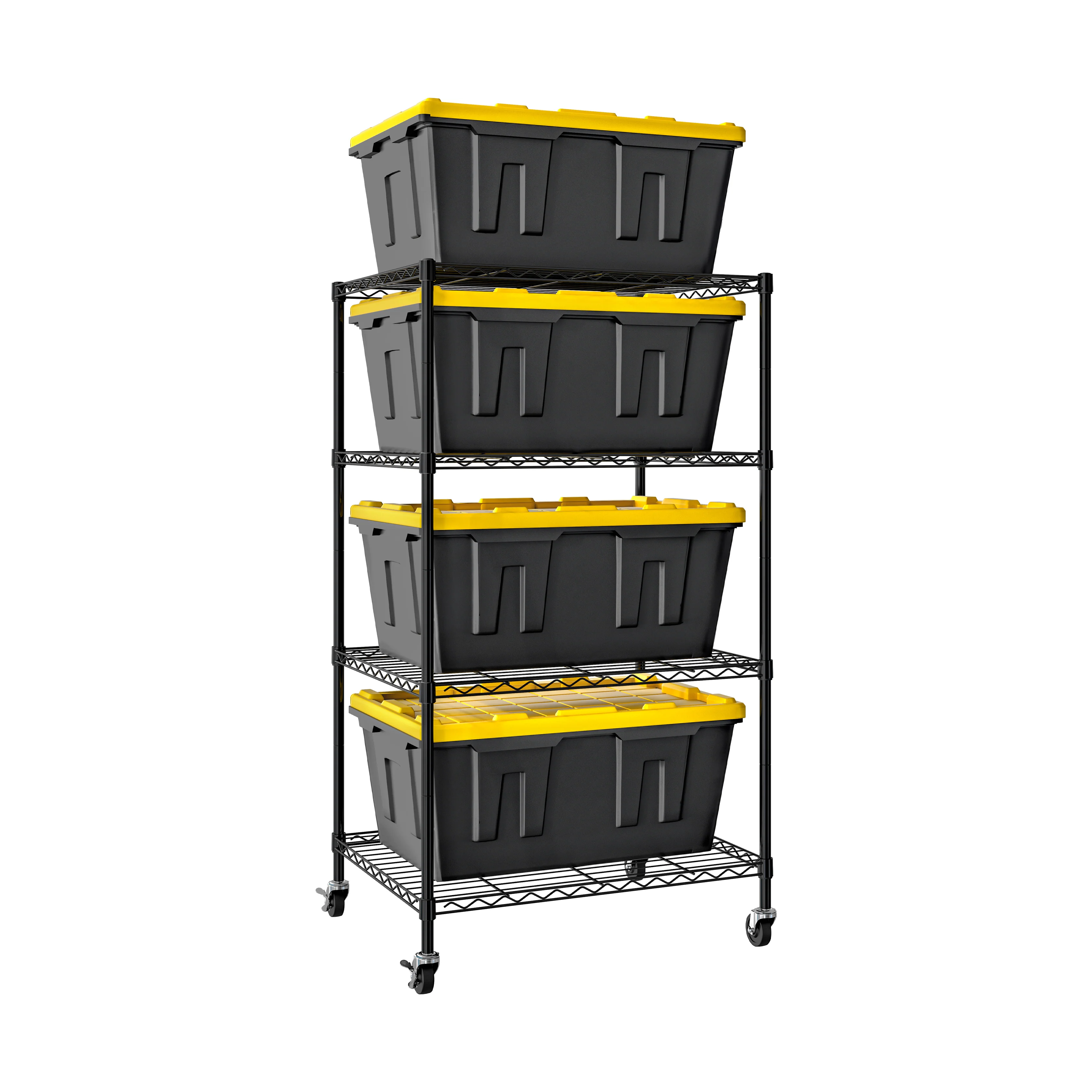 UltraDurable® 4-Tier NSF-Certified Steel Shelving - Image 4