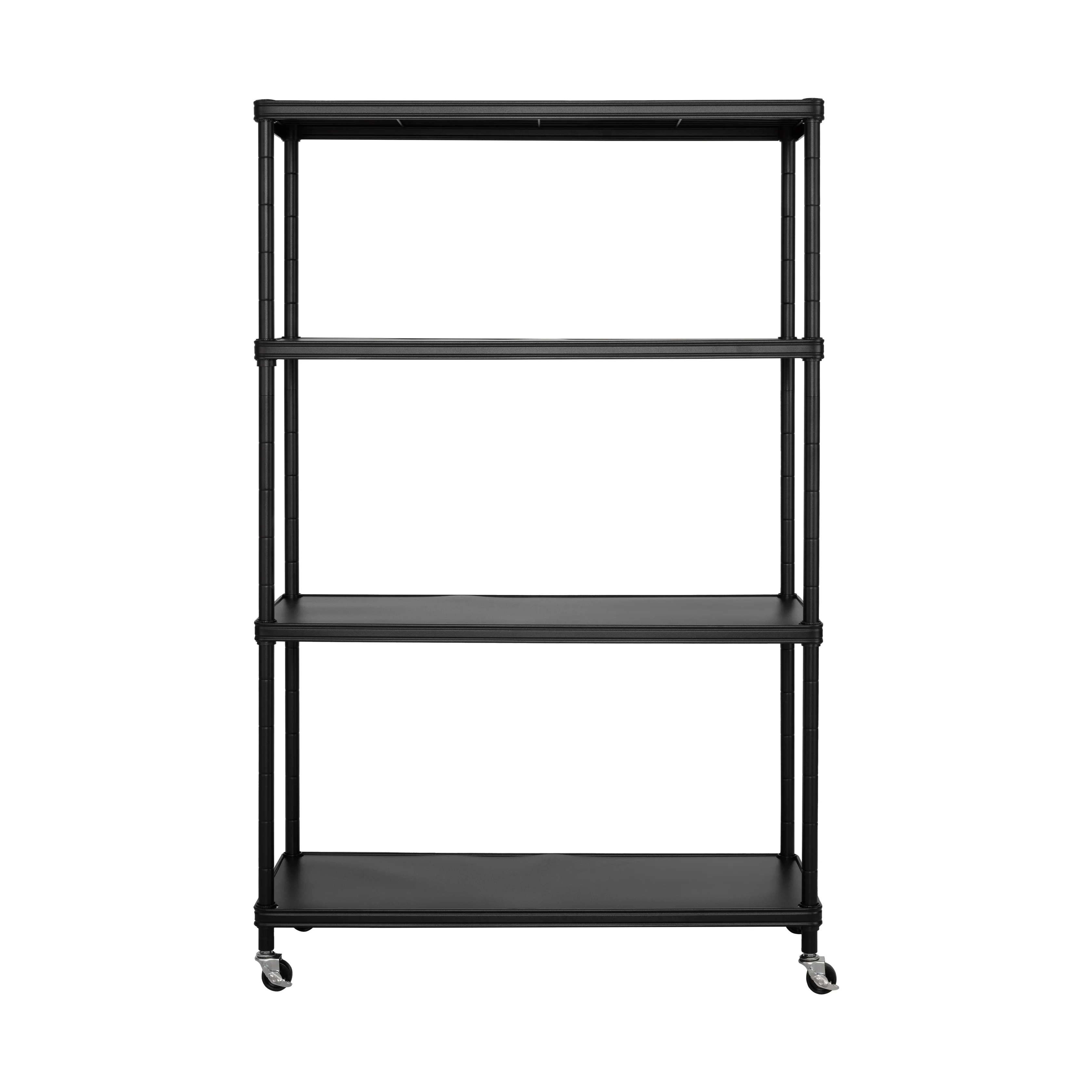 HOME 4-Tier Steel Shelving with Shelf Liners - Image 19