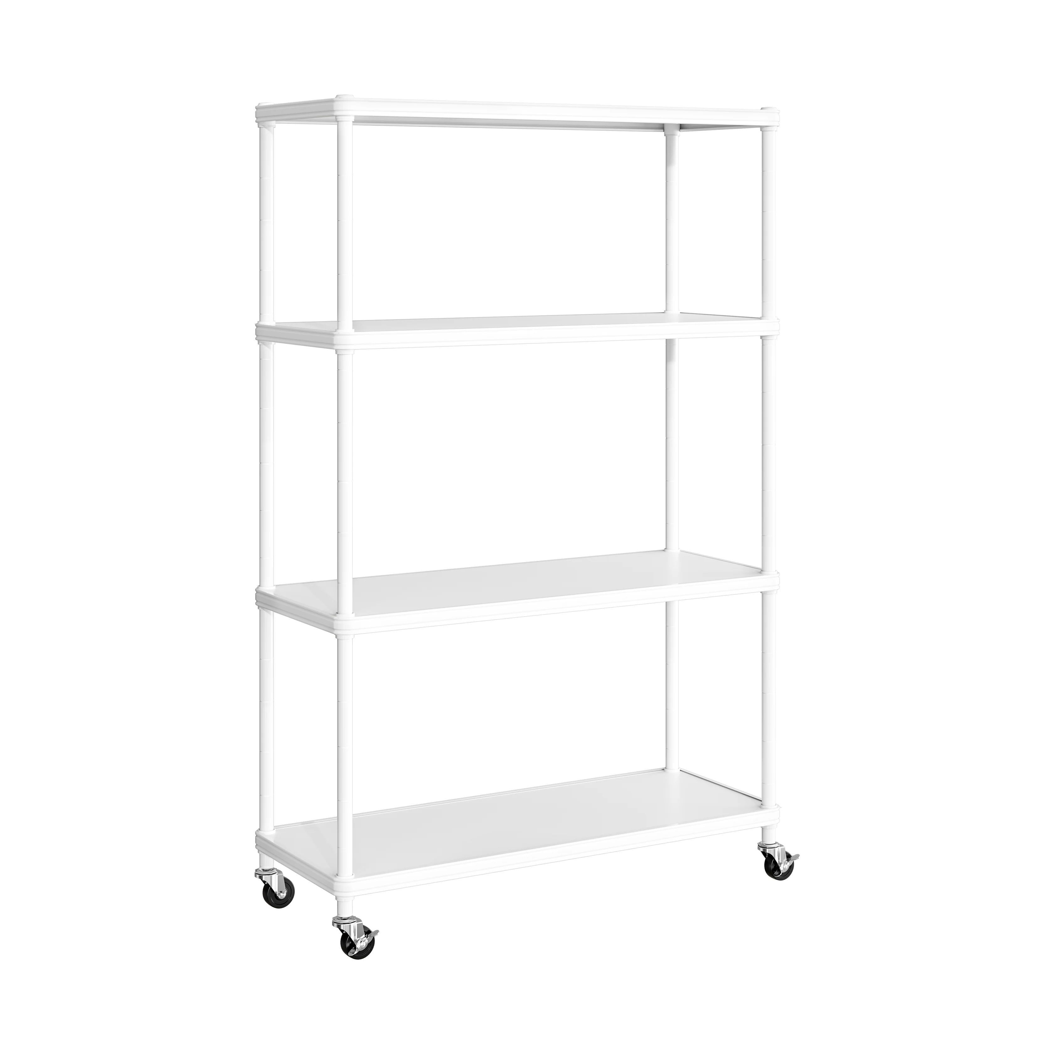 HOME 4-Tier Steel Shelving with Shelf Liners - Image 3