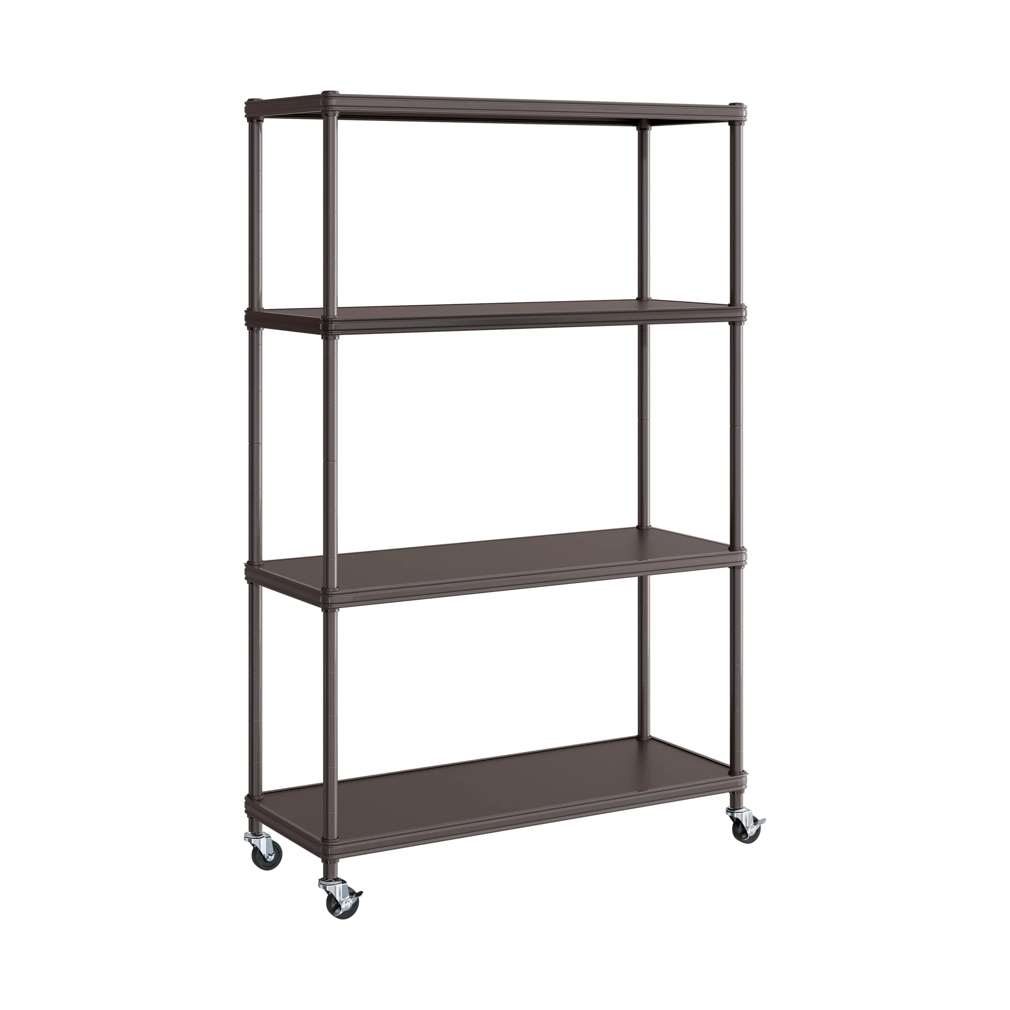 HOME 4-Tier Steel Shelving with Shelf Liners - Image 38