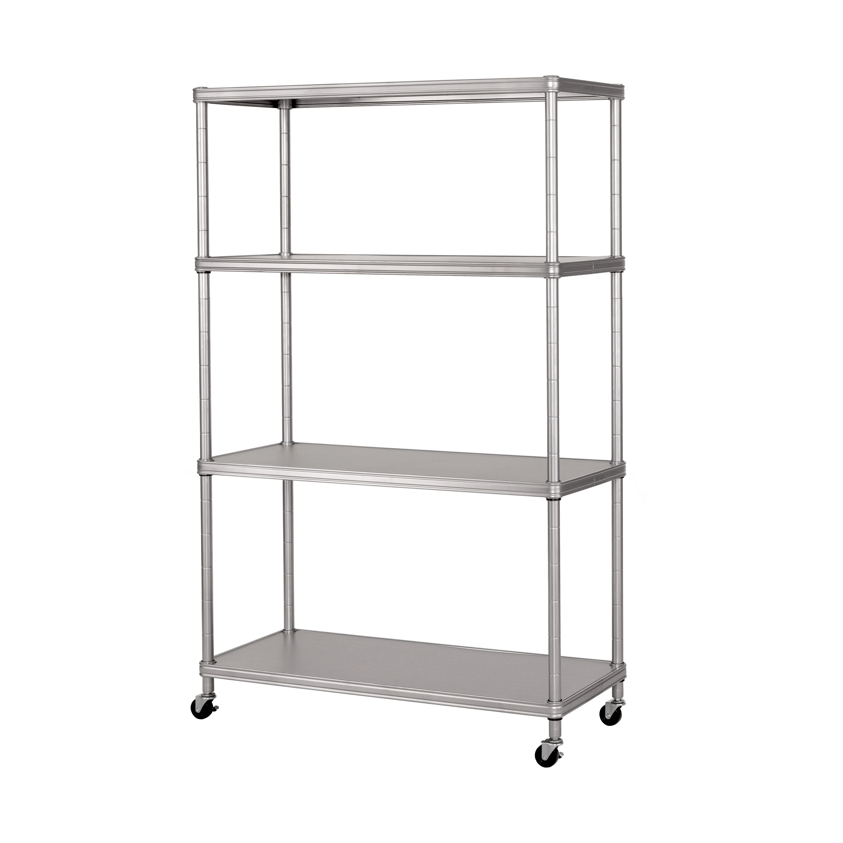HOME 4-Tier Steel Shelving with Shelf Liners - Image 6
