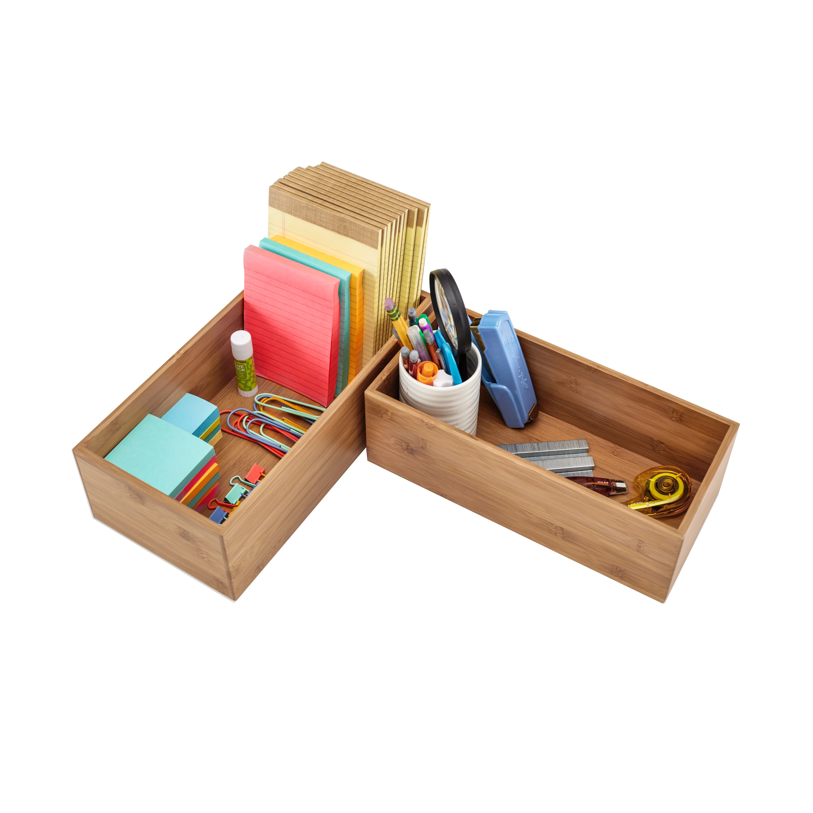 5-Piece Bamboo Storage Organizer Box Set - Image 12