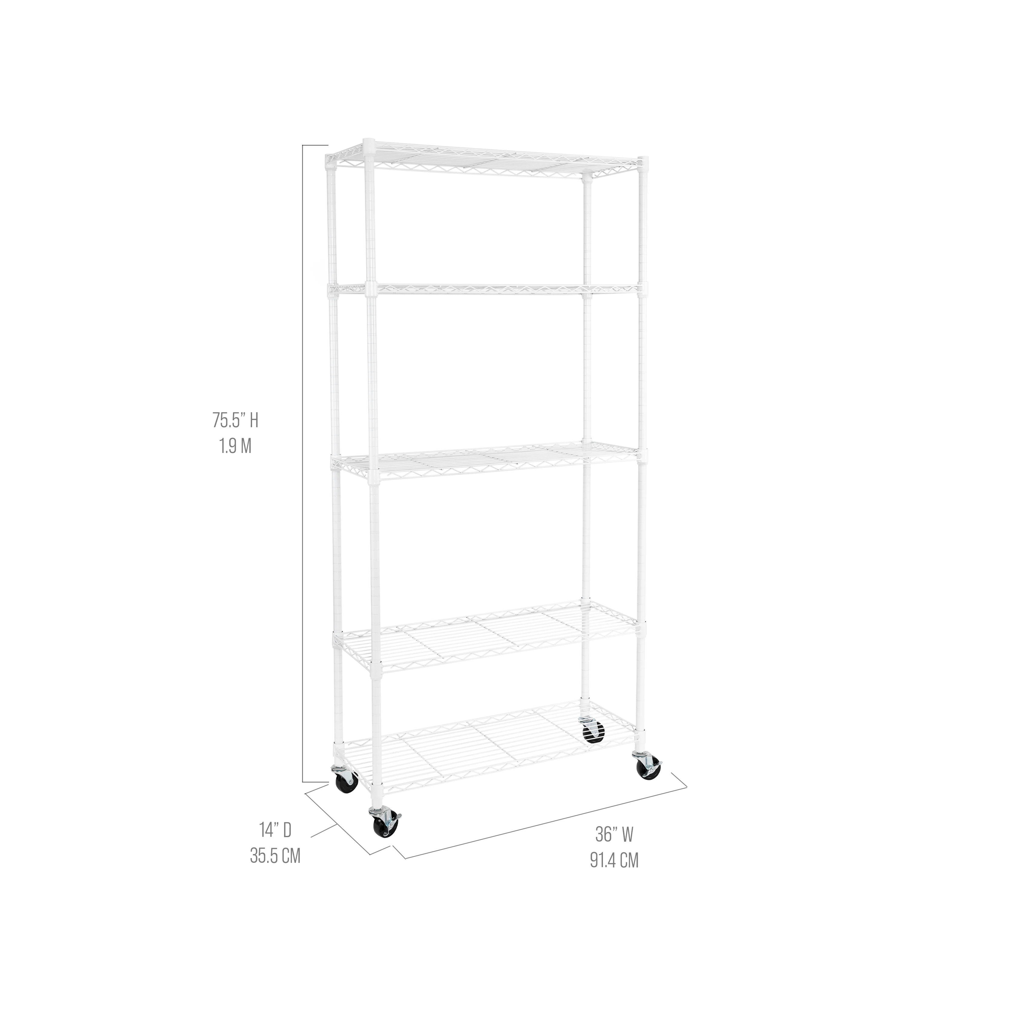 5-Tier NSF-Certified Steel Shelving - Image 26