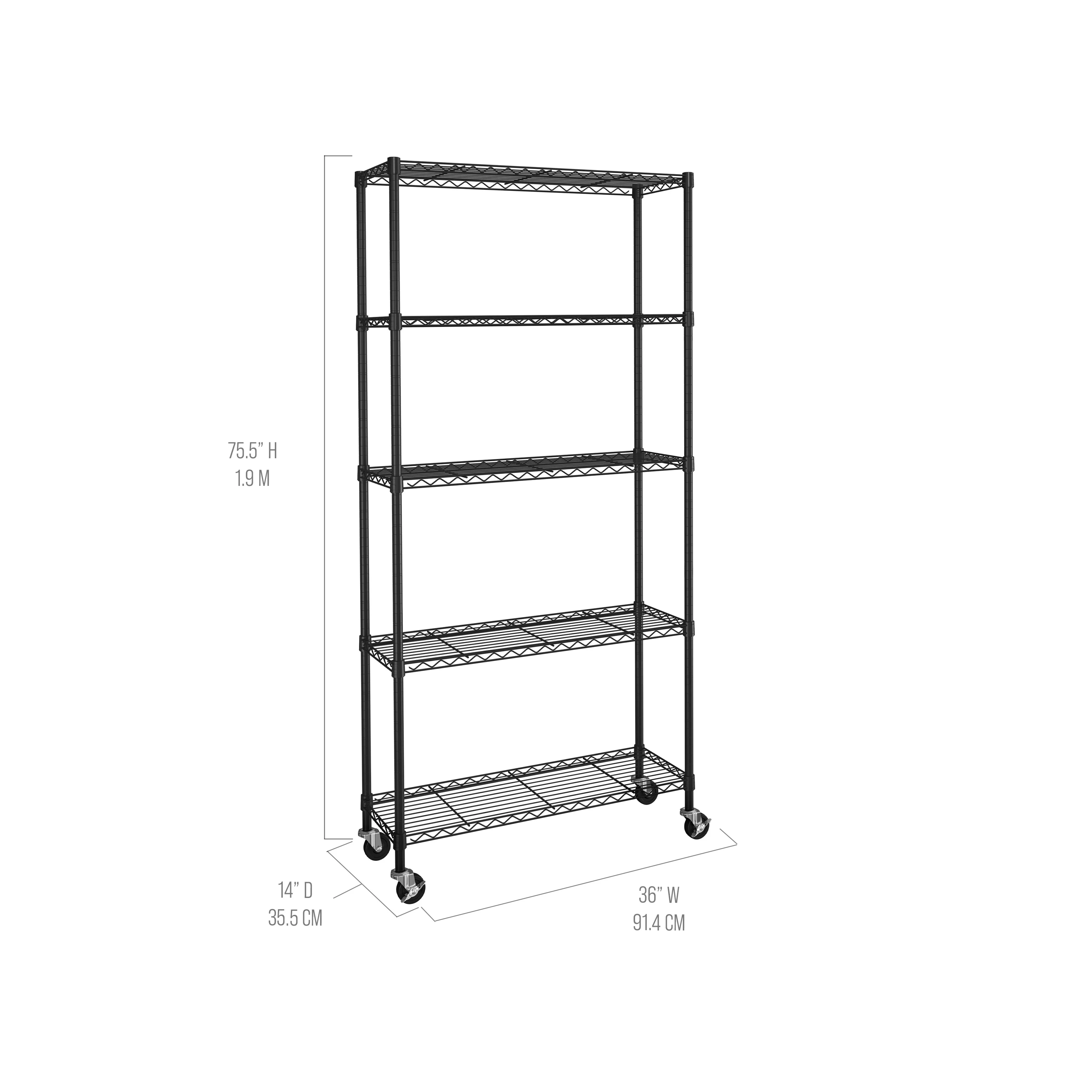 5-Tier NSF-Certified Steel Shelving - Image 35