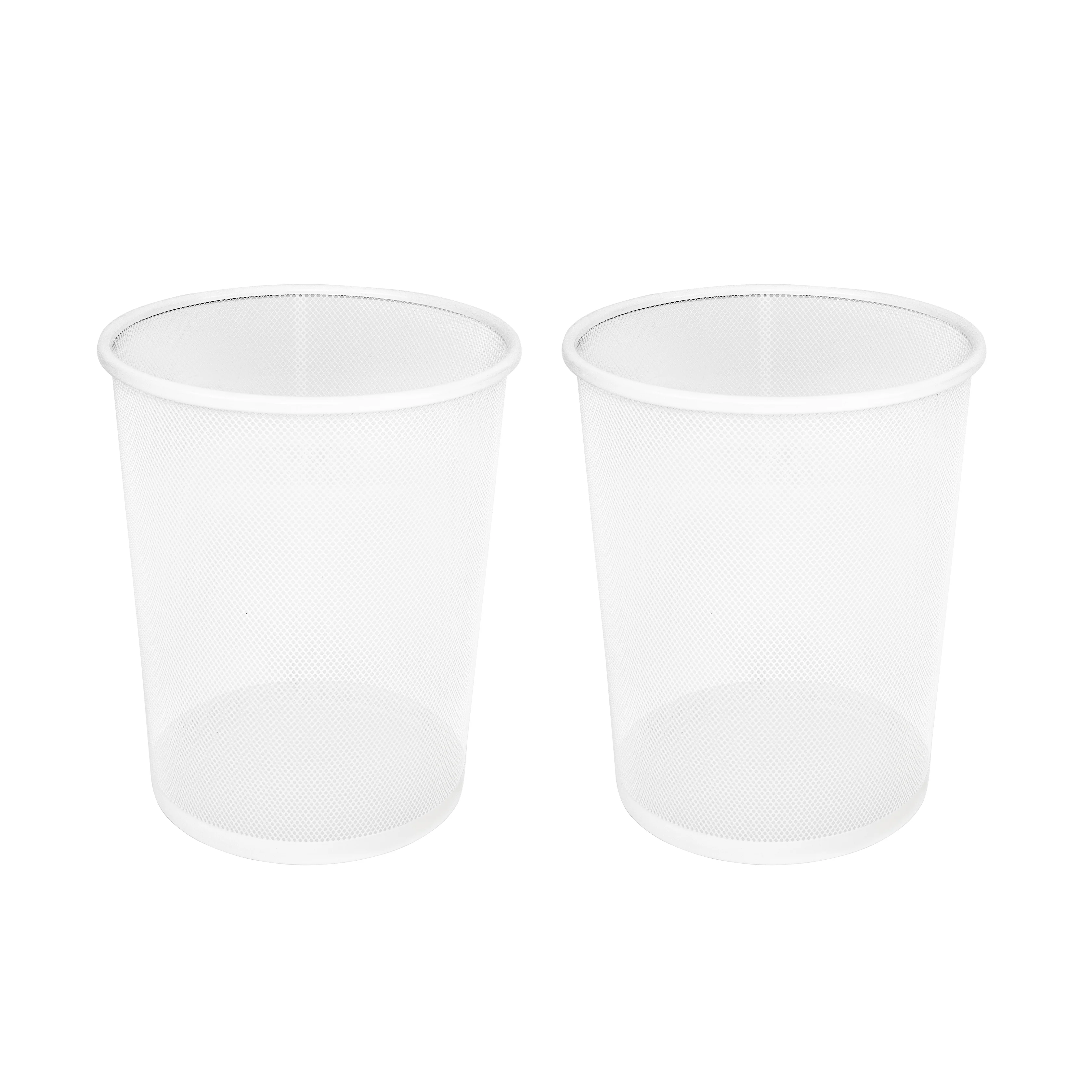6 Gal. Round Mesh Wastebasket Recycling Bin (2-Pack) - Image 12
