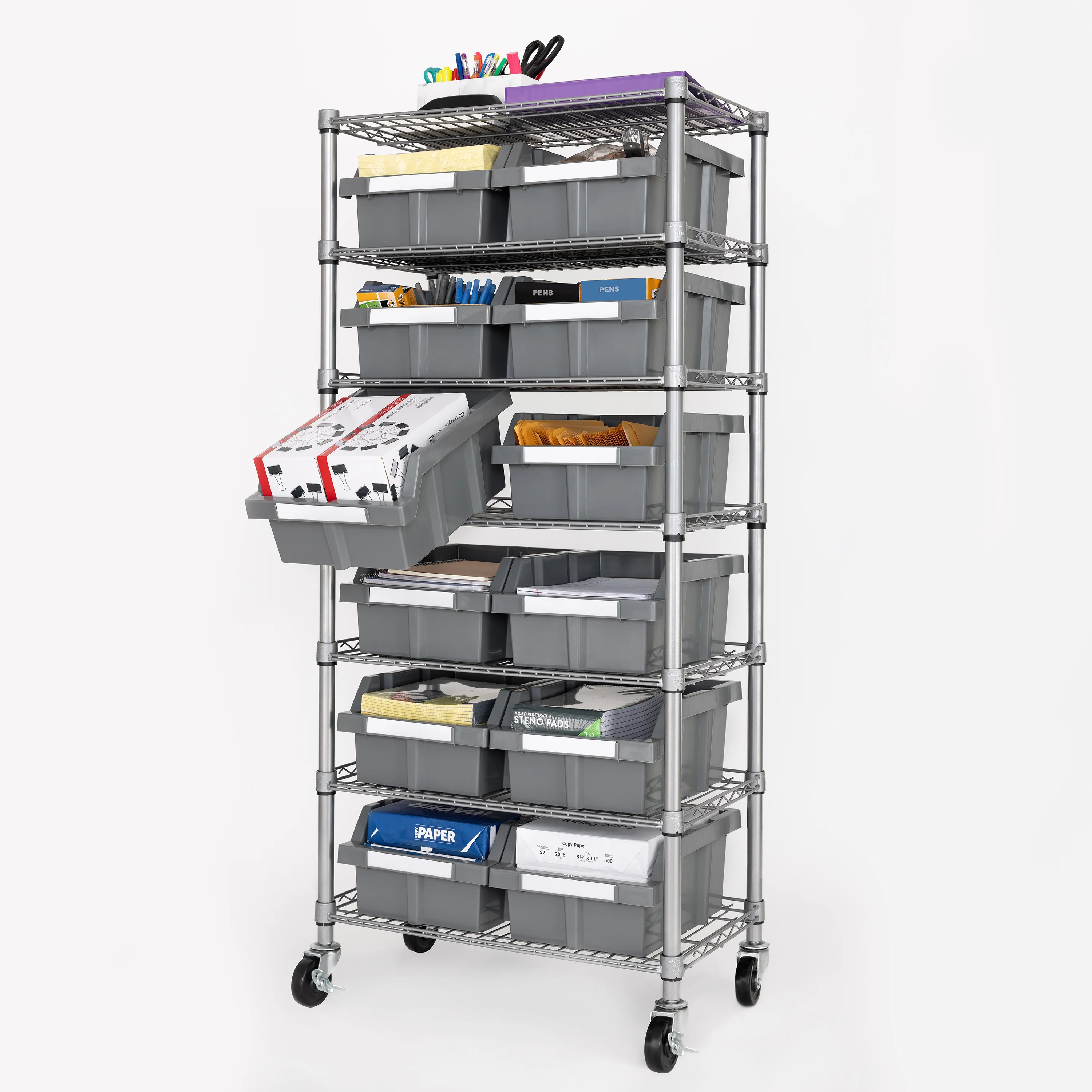 7-Tier NSF-Certified 12-Bin Rack - Image 19