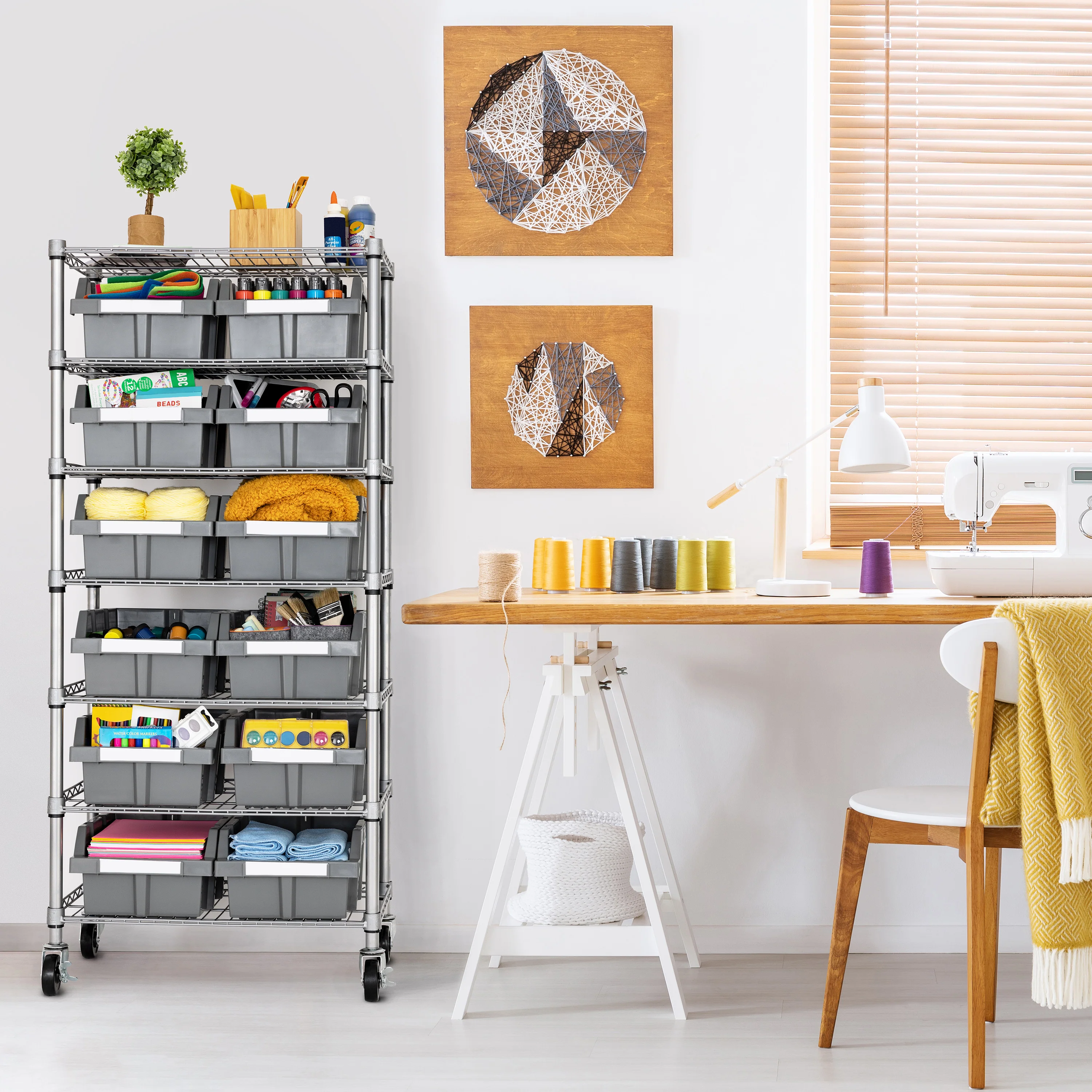 7-Tier NSF-Certified 12-Bin Rack - Image 4