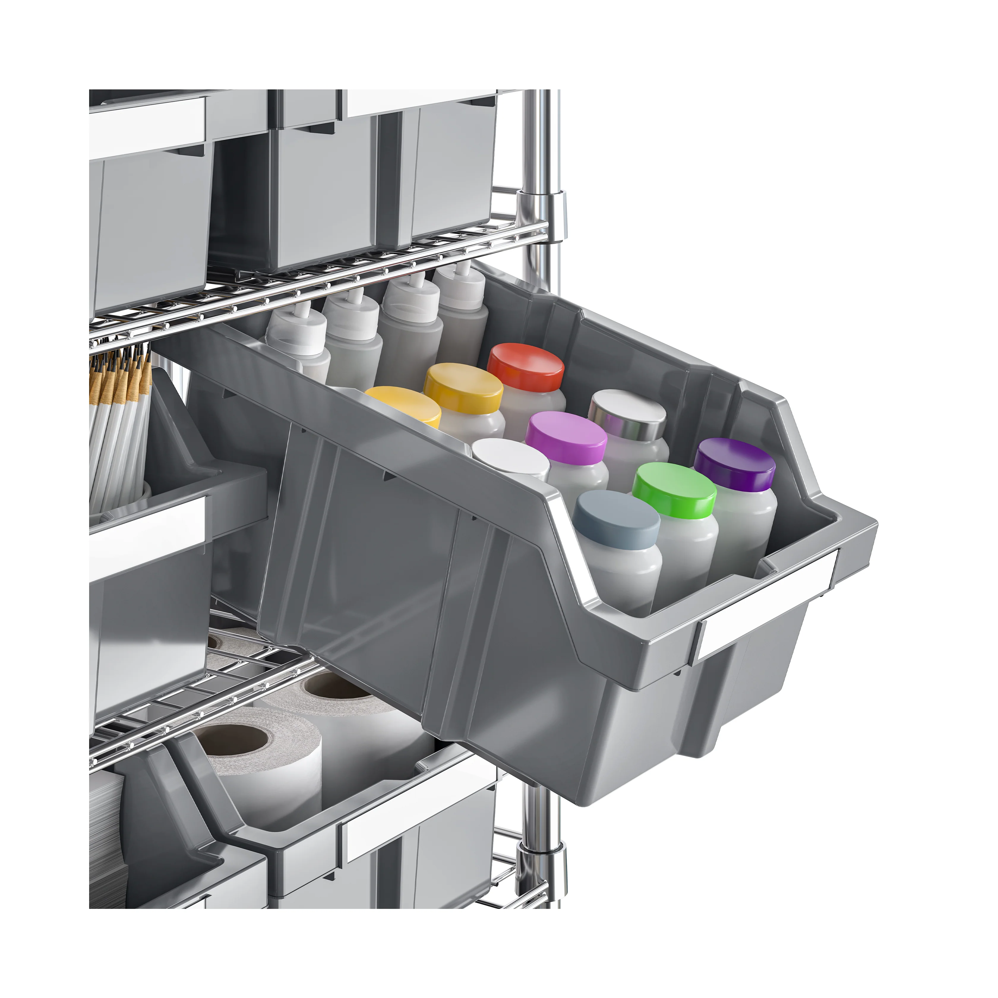 7-Tier NSF-Certified 12-Bin Rack - Image 7