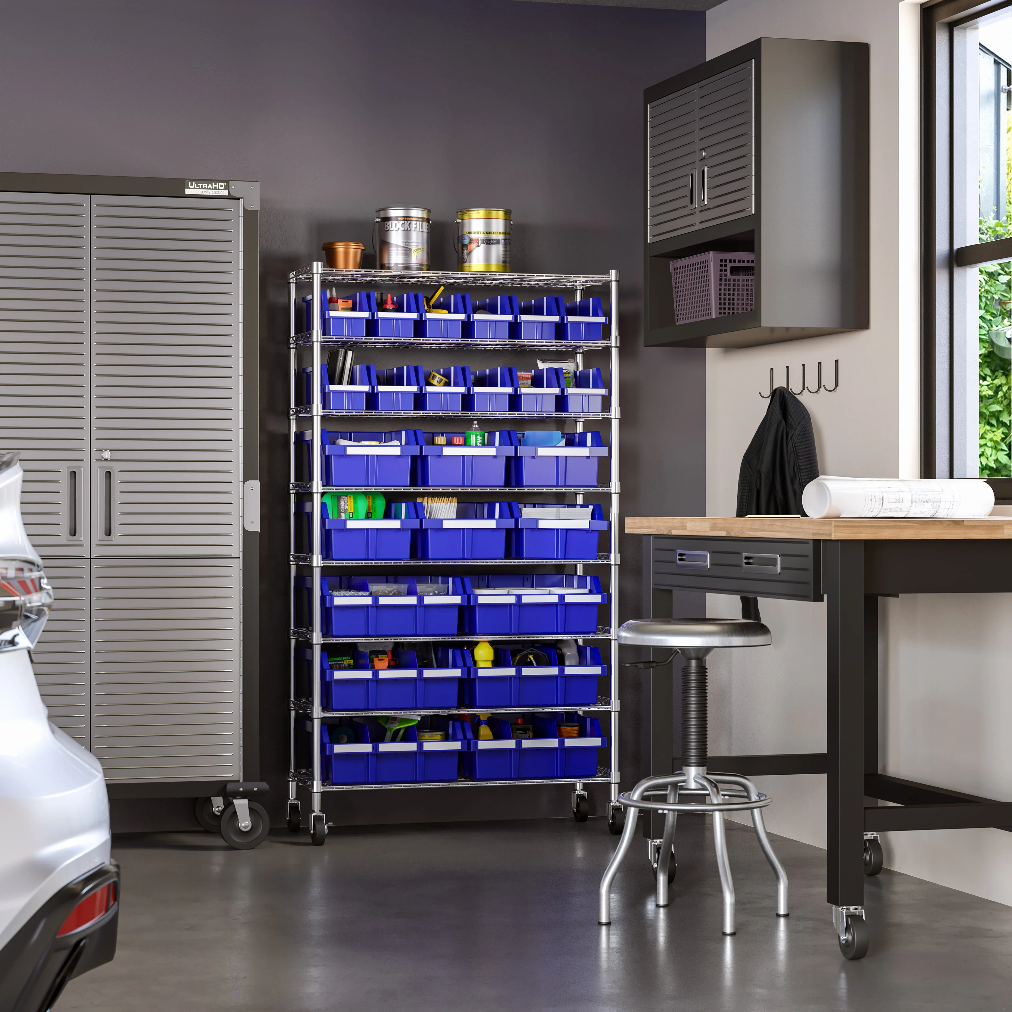 8-Tier NSF-Certified 24-Bin Rack - Image 19