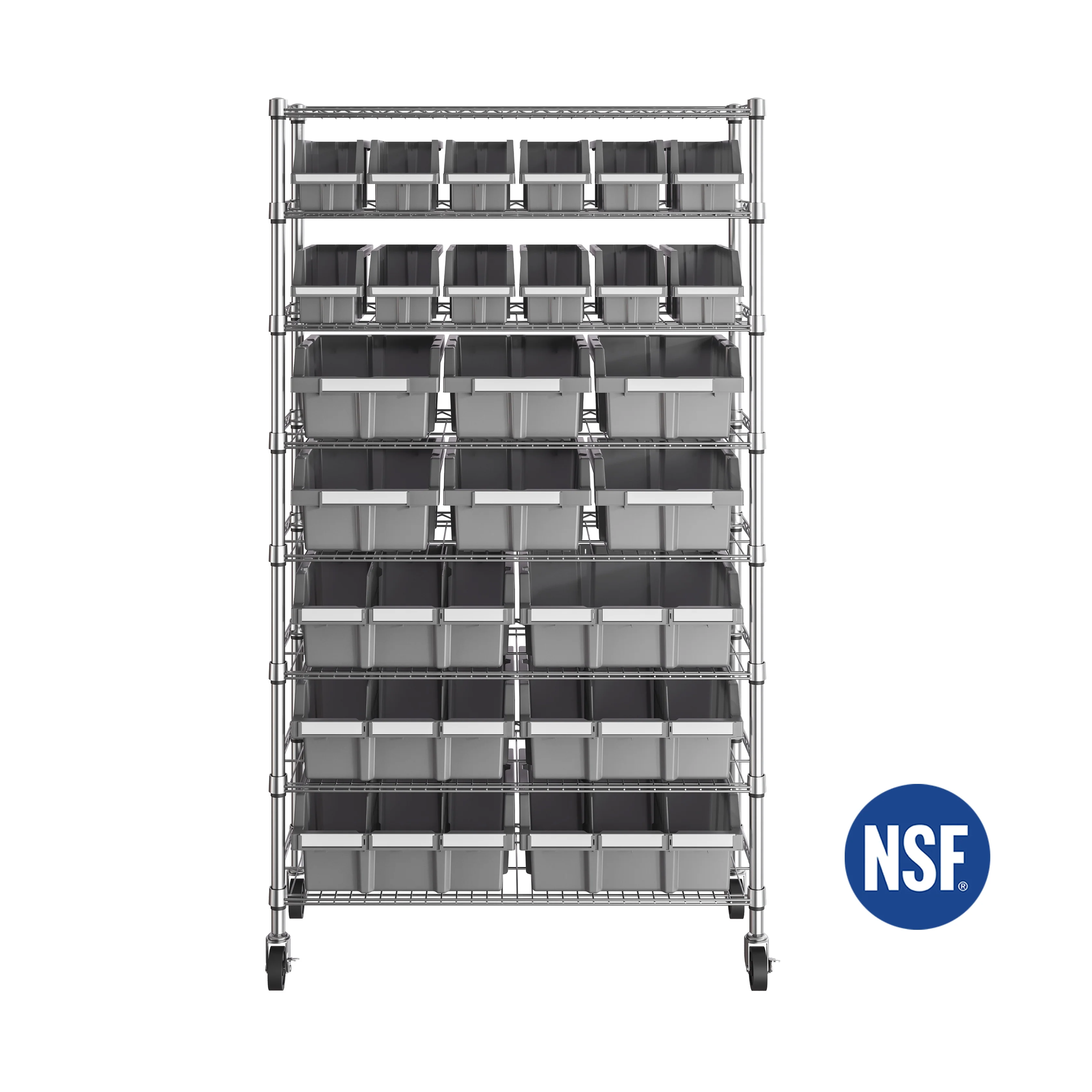 8-Tier NSF-Certified 24-Bin Rack - Image 31