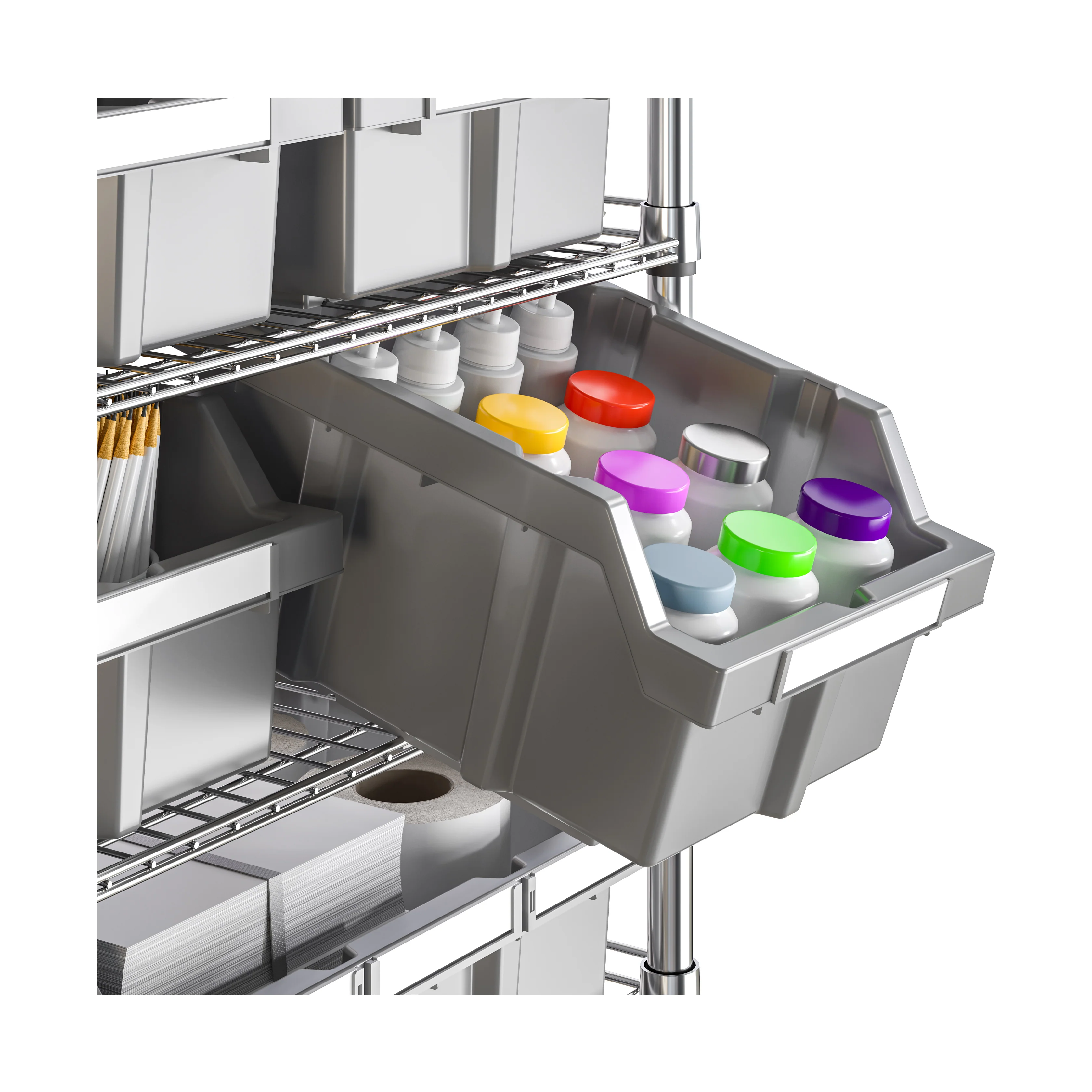 8-Tier NSF-Certified 24-Bin Rack - Image 26