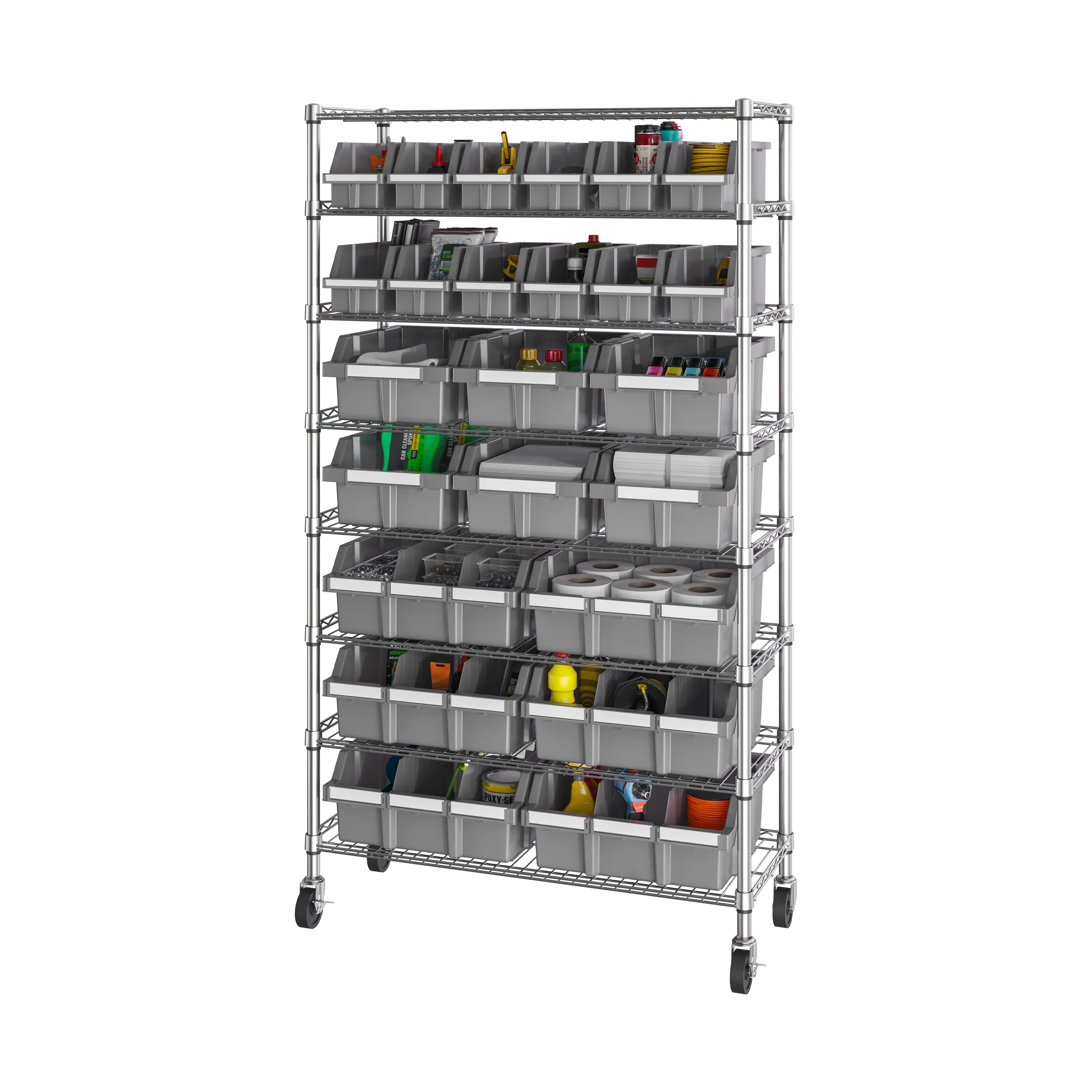 8-Tier NSF-Certified 24-Bin Rack - Image 33