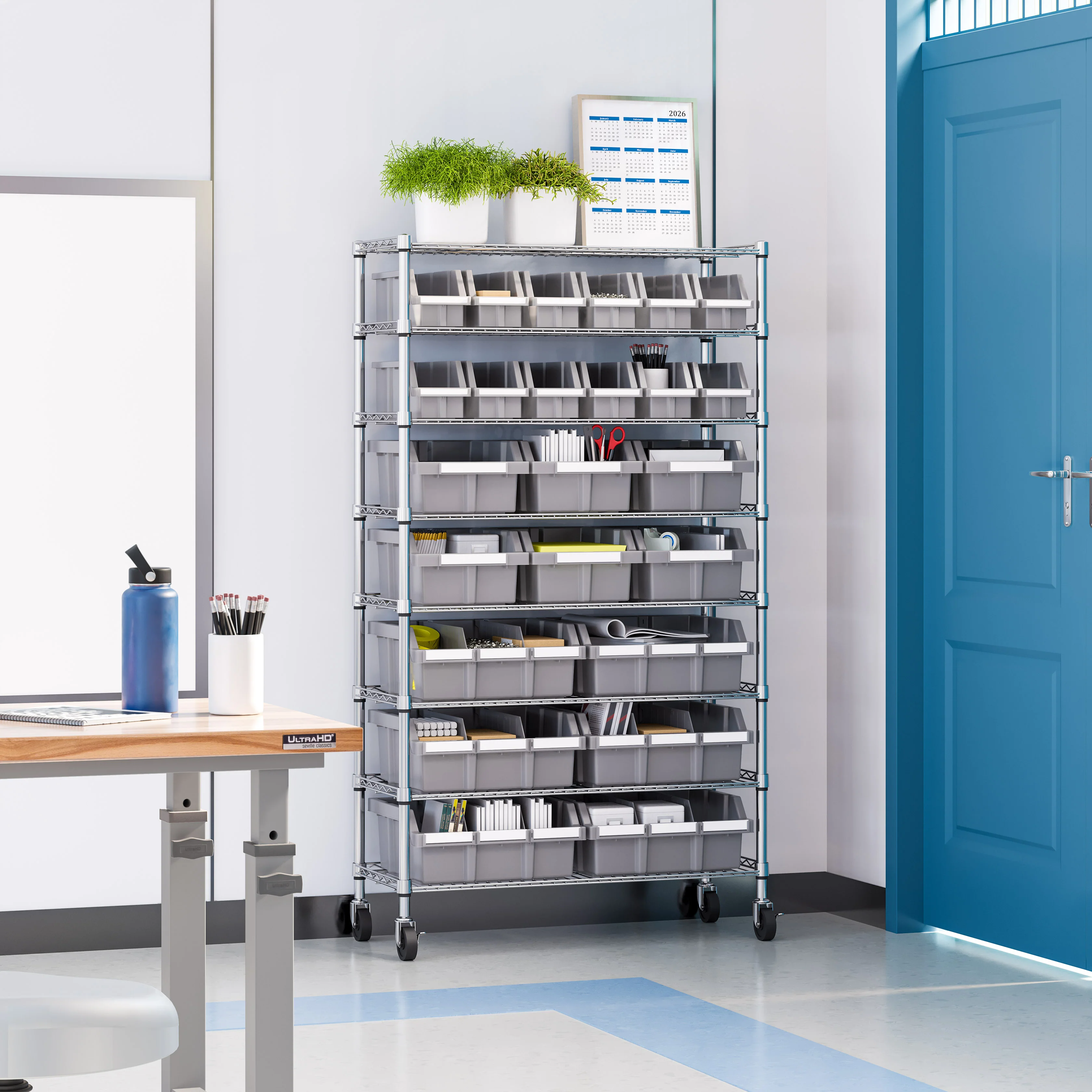 8-Tier NSF-Certified 24-Bin Rack - Image 37