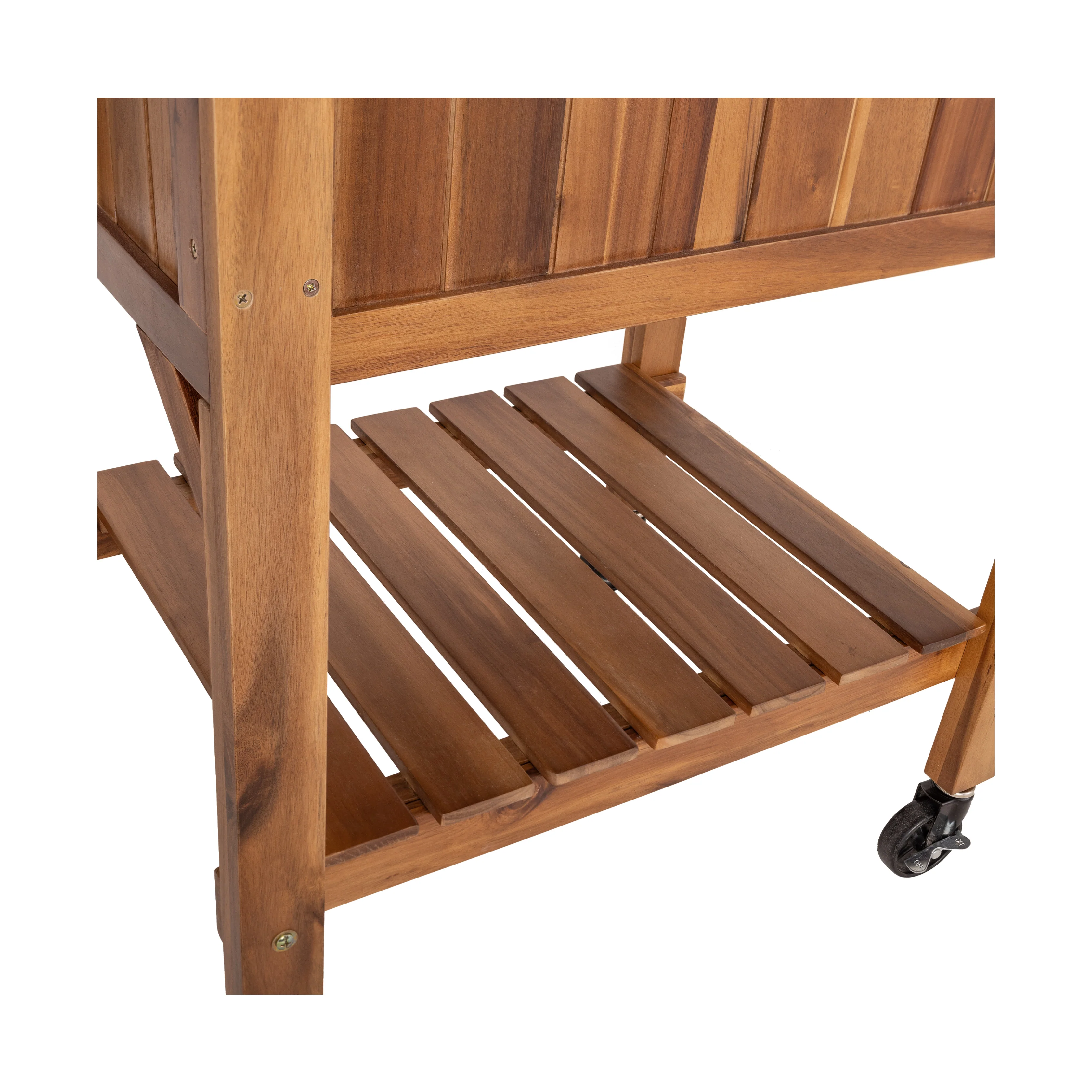 Acacia Wood Raised Planter Bed - Image 6
