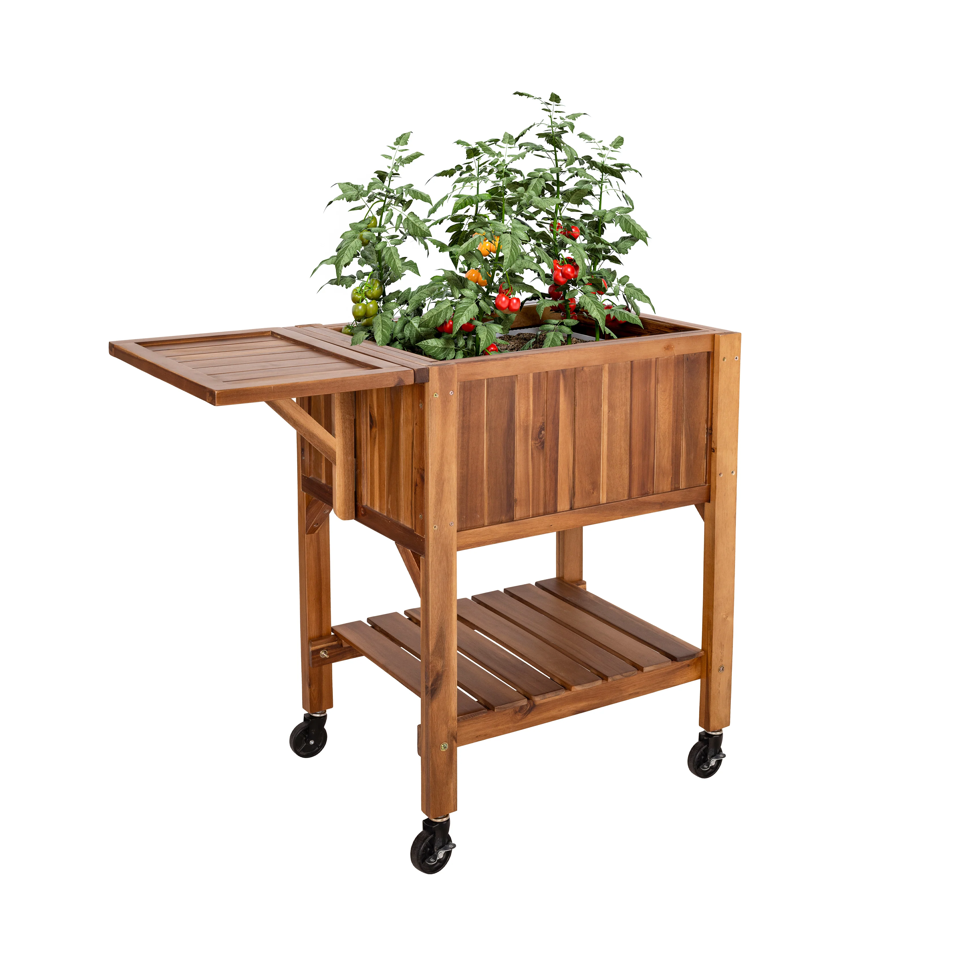 Acacia Wood Raised Planter Bed - Image 8