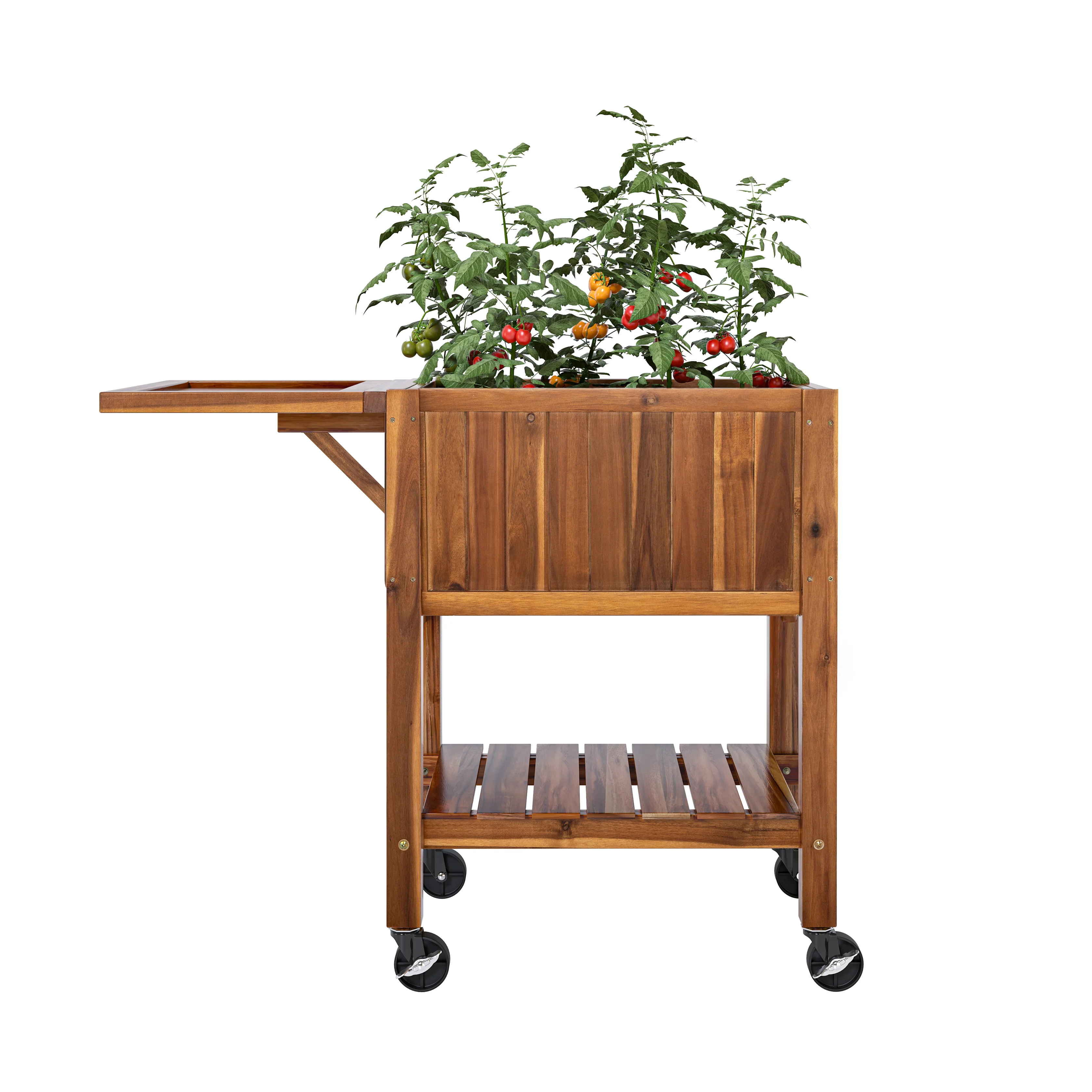Acacia Wood Raised Planter Bed - Image 9