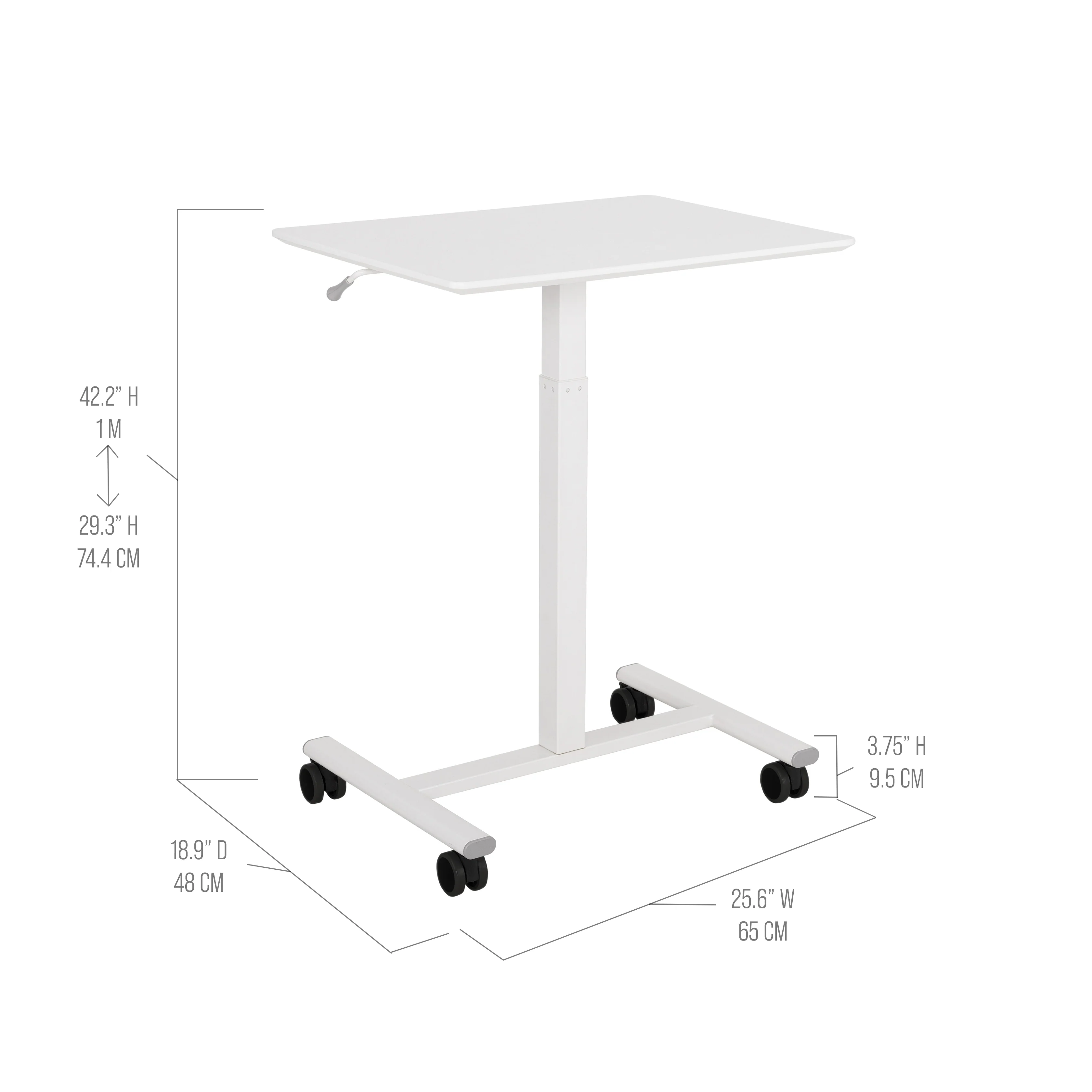 airLIFT® Pneumatic Mobile Desk Cart - Image 24
