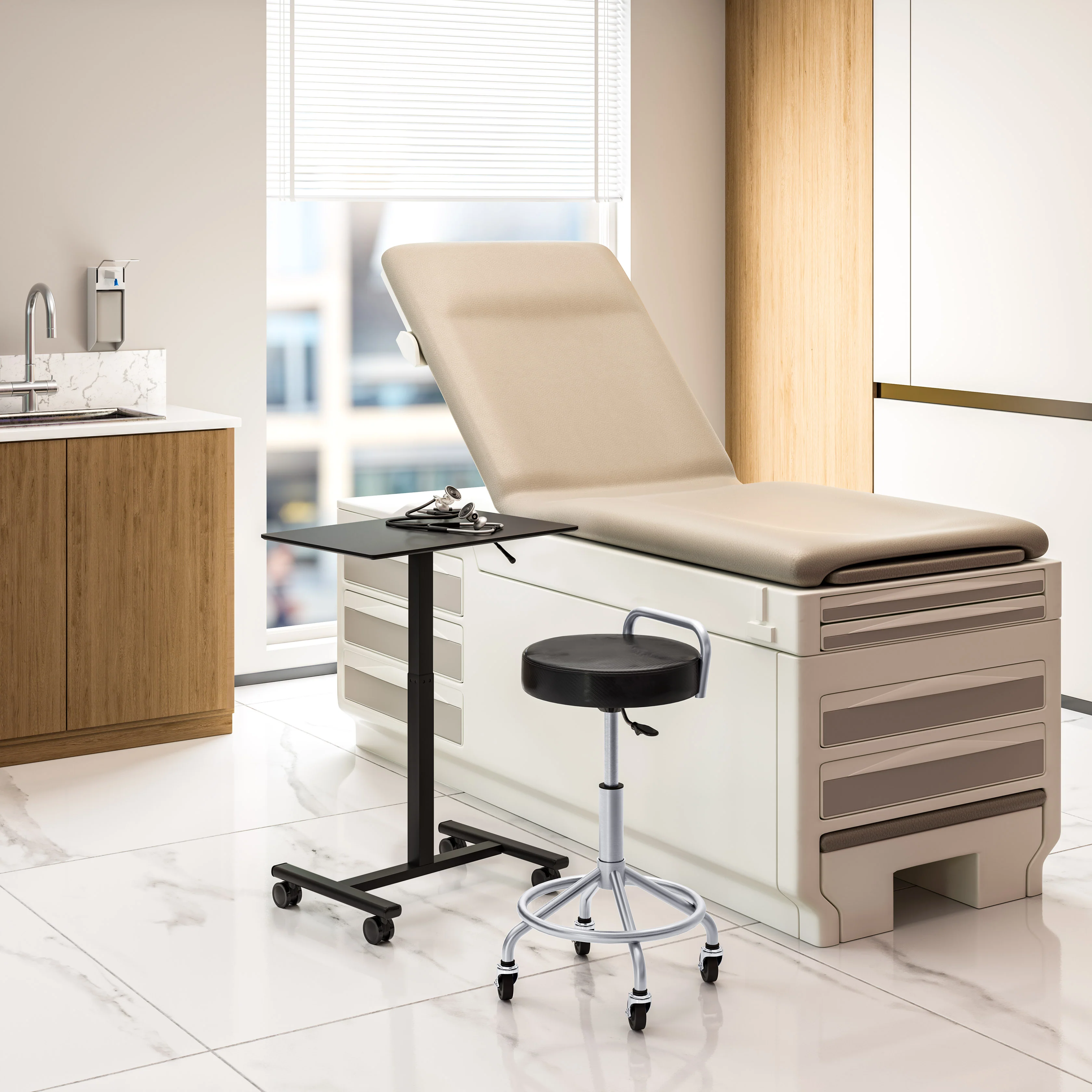 airLIFT® Pneumatic Mobile Desk Cart - Image 35