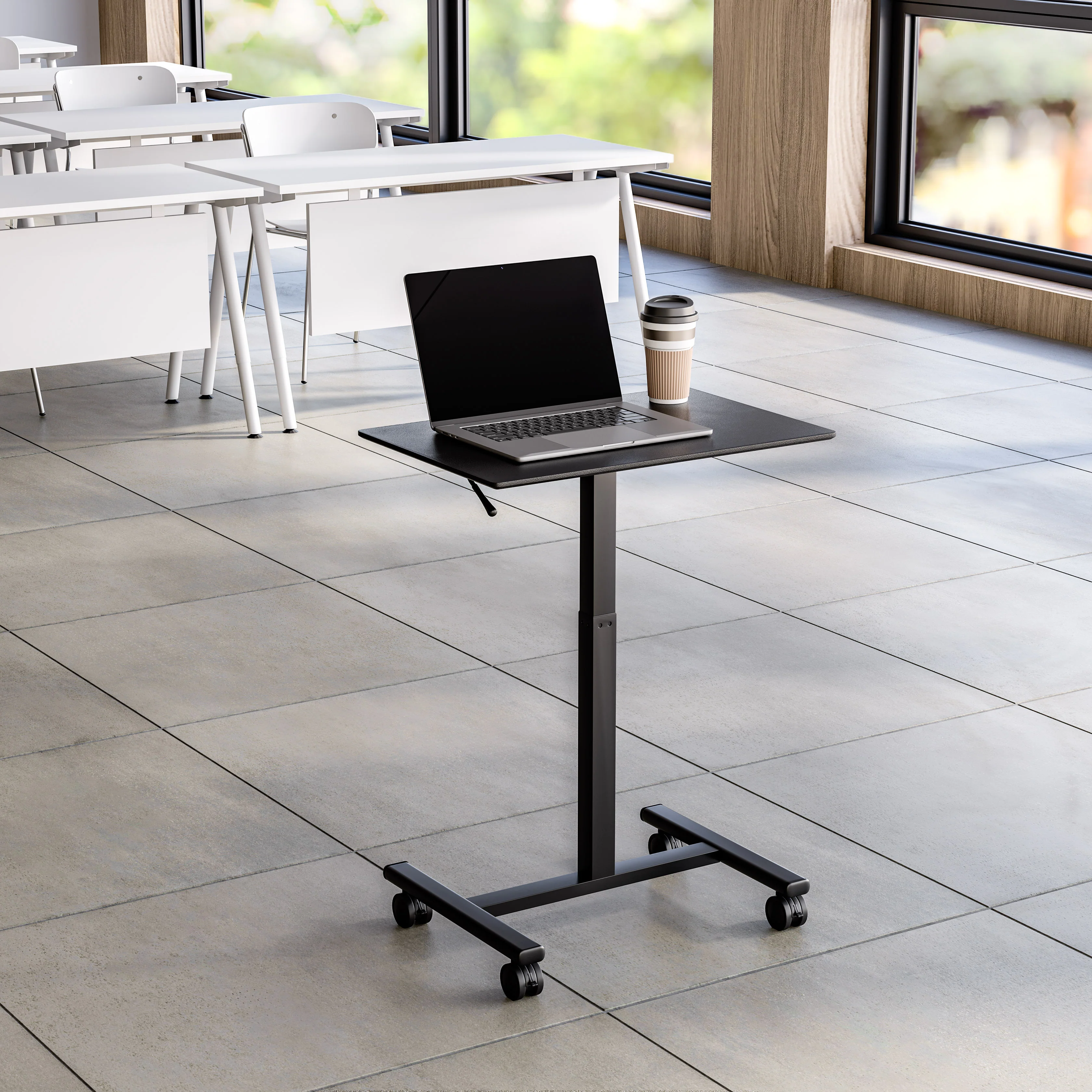 airLIFT® Pneumatic Mobile Desk Cart - Image 37