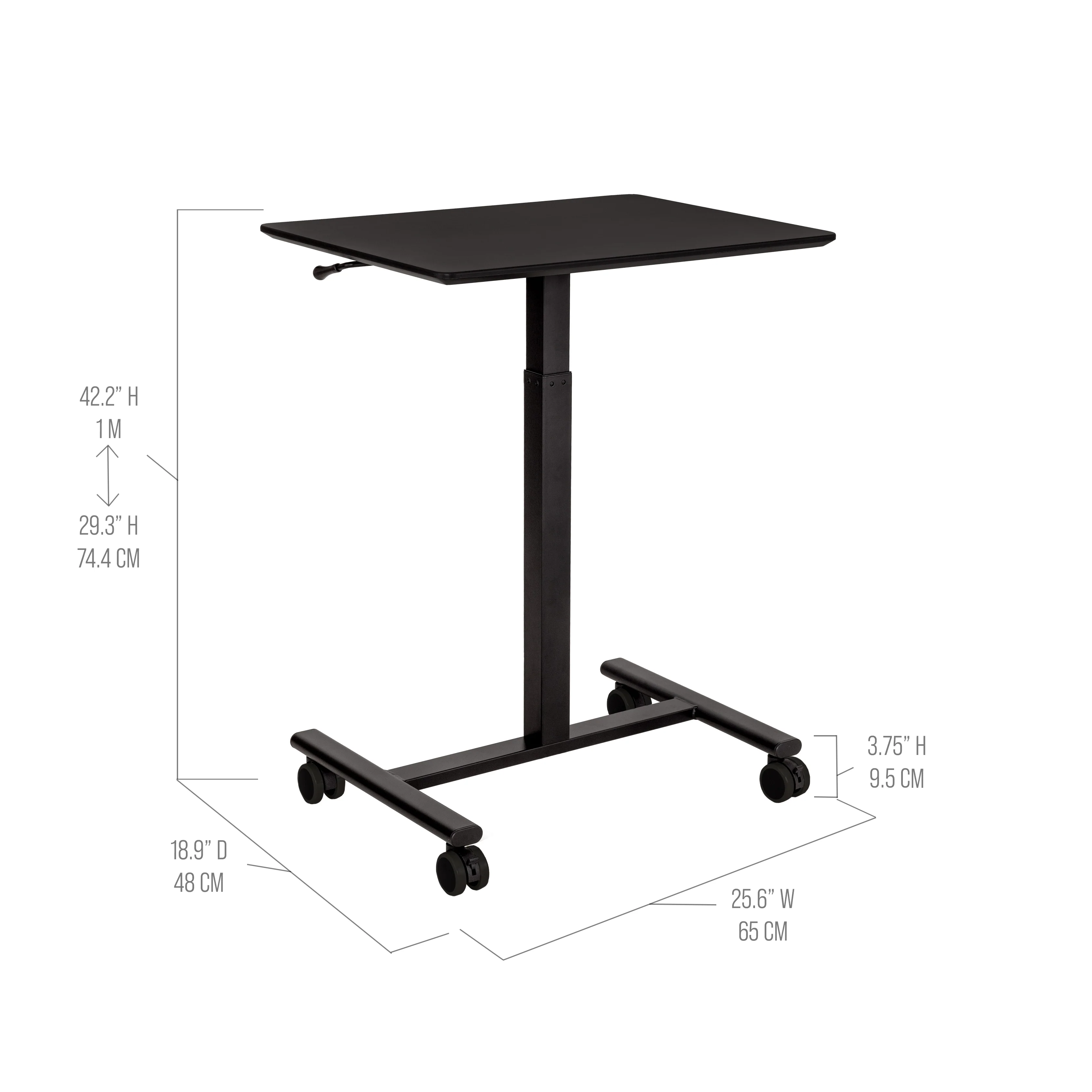 airLIFT® Pneumatic Mobile Desk Cart - Image 9