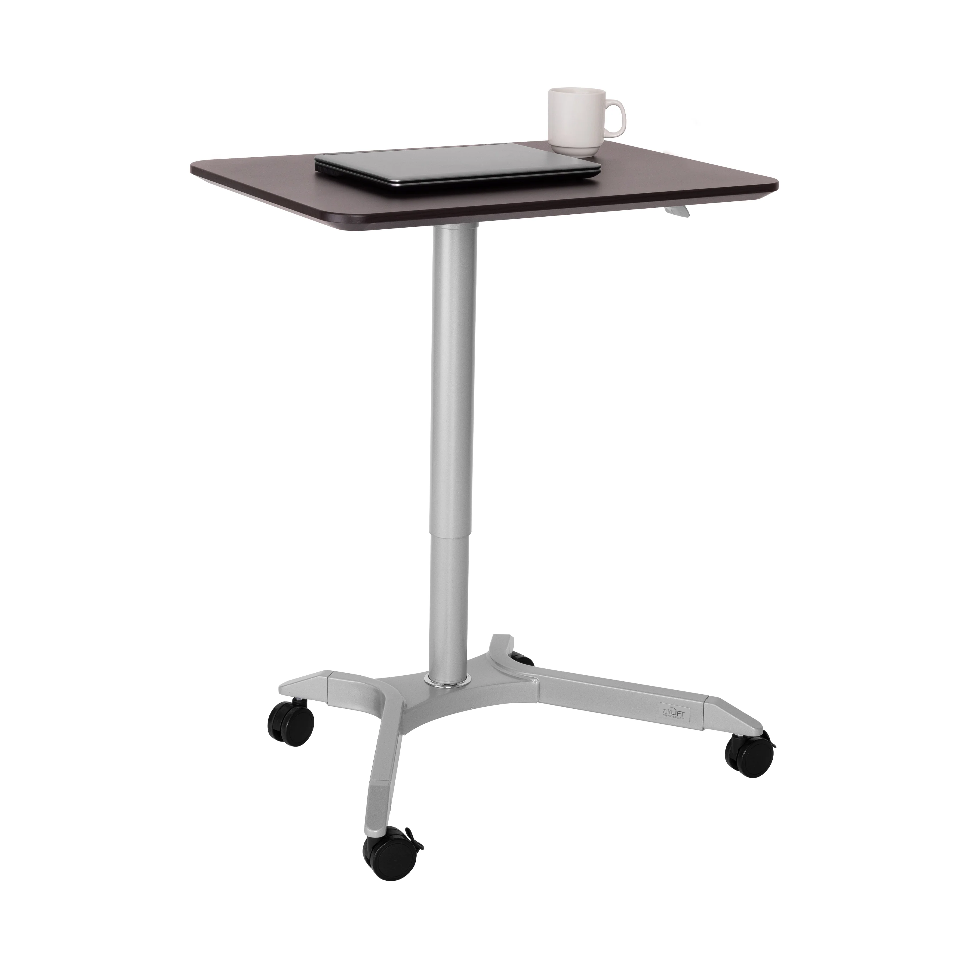 airLIFT® Premium Pneumatic Sit-Stand Mobile Desk Cart - Image 11