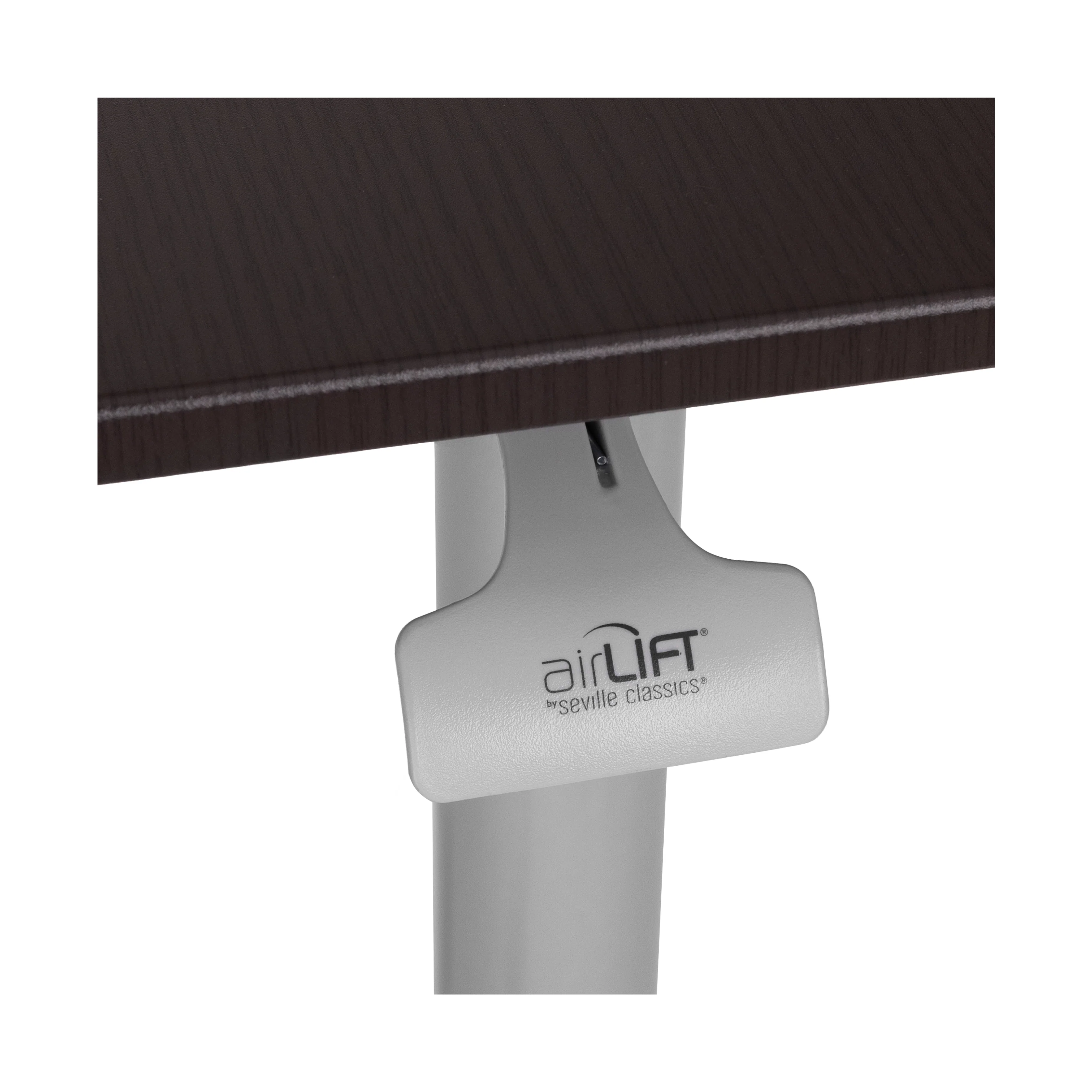 airLIFT® Premium Pneumatic Sit-Stand Mobile Desk Cart, Espresso - Image 8
