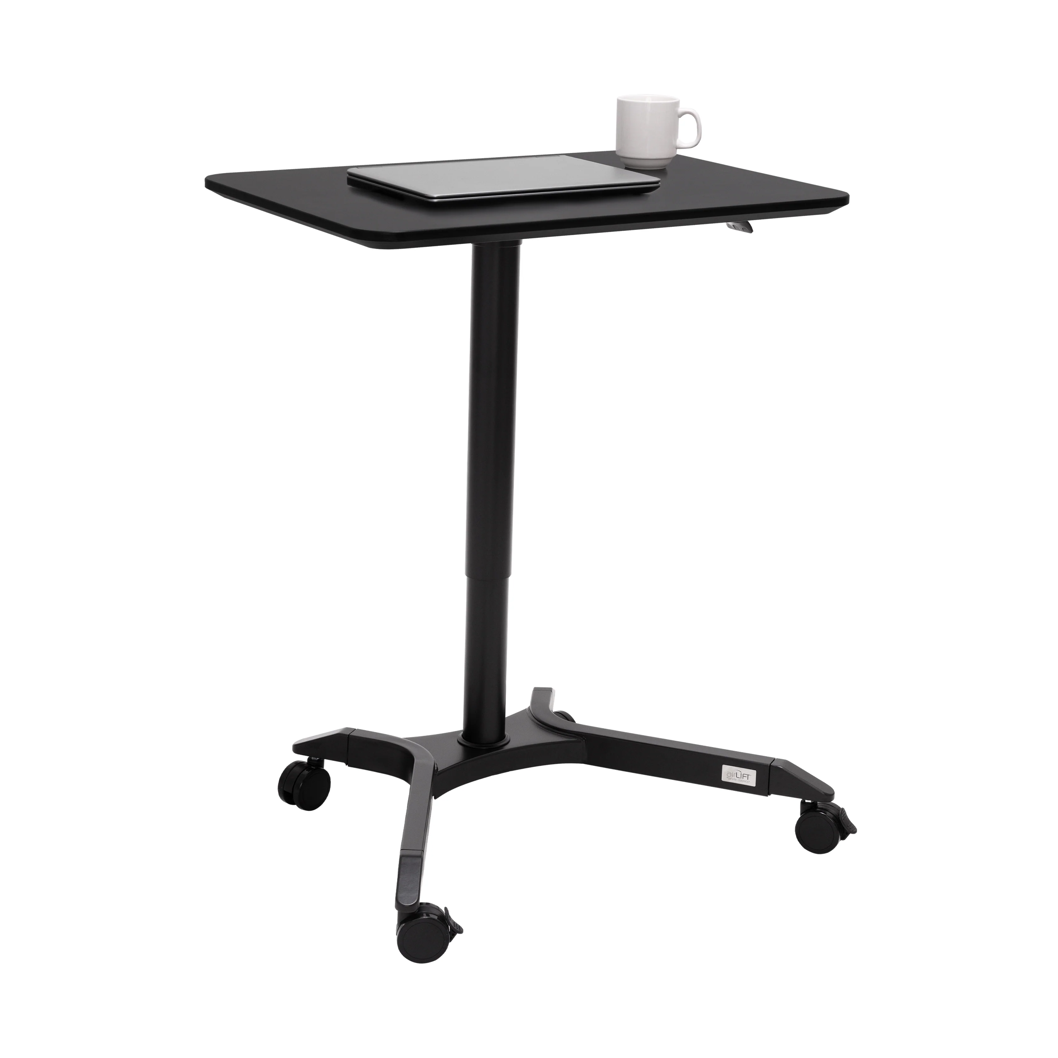 airLIFT® Premium Pneumatic Sit-Stand Mobile Desk Cart - Image 27