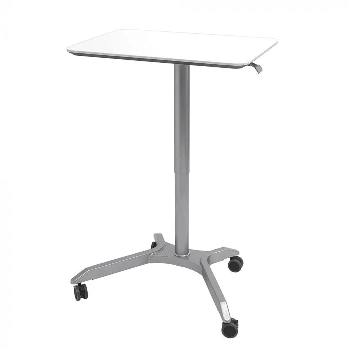 airLIFT® Premium Pneumatic Sit-Stand Mobile Desk Cart - Image 3