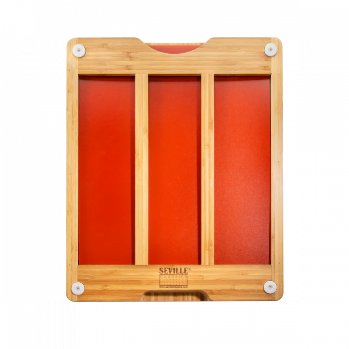 Bamboo Cutting Board w/ 7 Color-Coded Cutting Mats - Image 7
