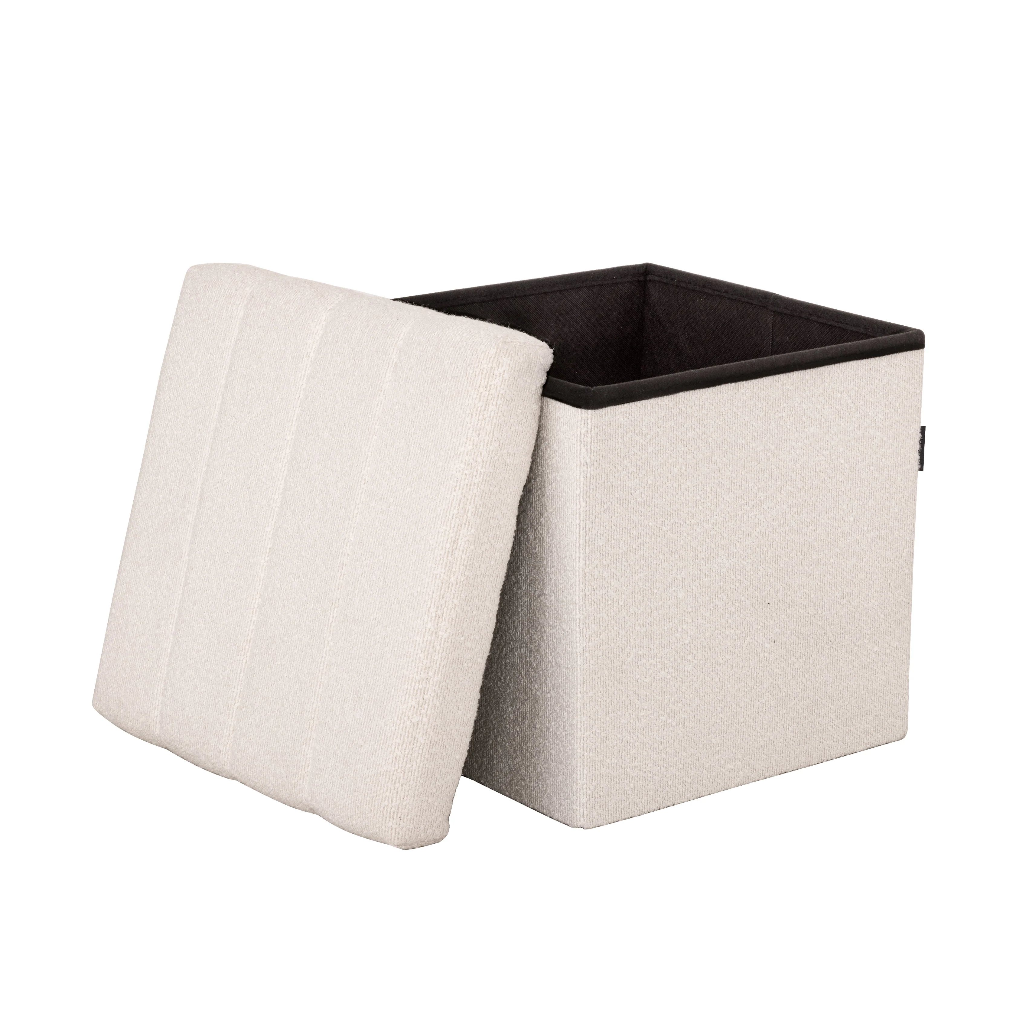 Channel Tufted Storage Ottoman - Image 6