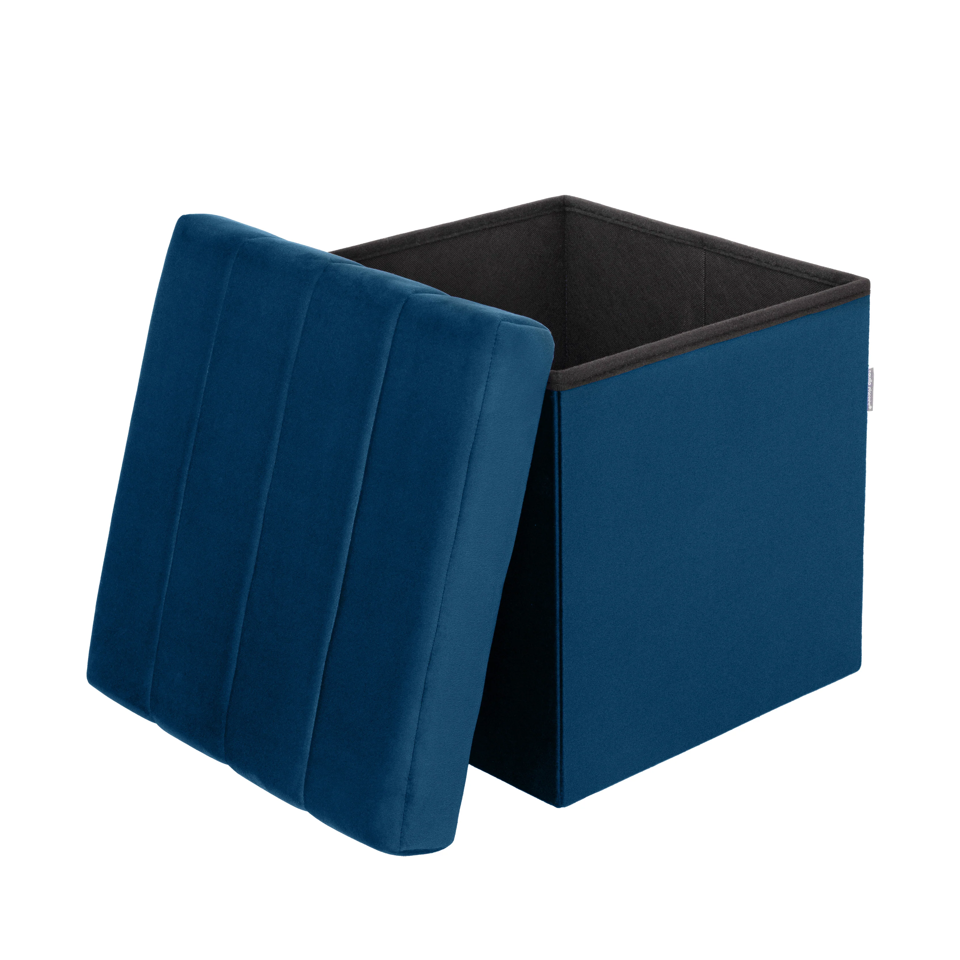 Channel Tufted Storage Ottoman - Image 5